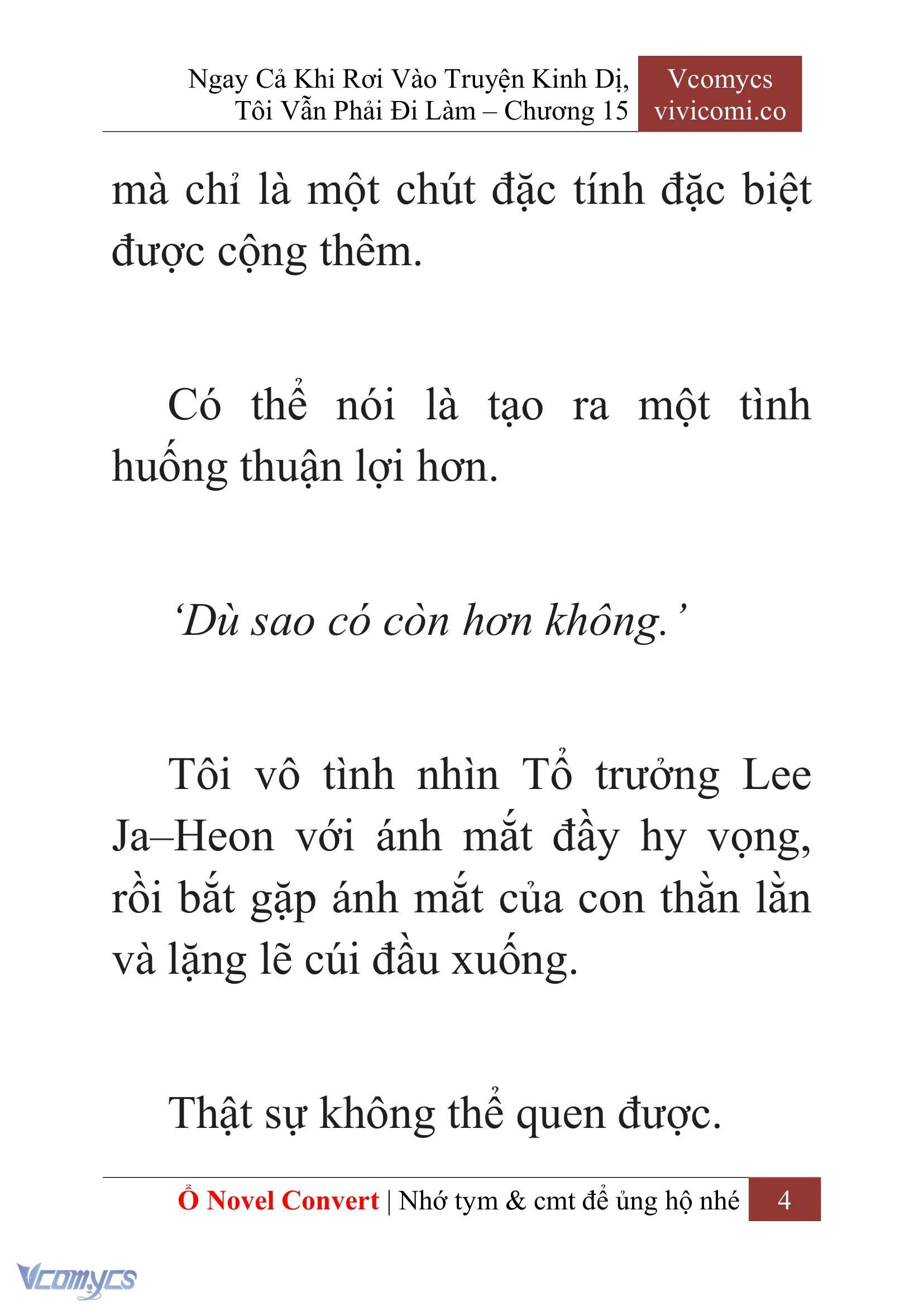 [Novel] Ngay Cả Khi Rơi Vào Truyện Kinh Dị, Tôi Vẫn Phải Đi Làm Chapter  15 - 6