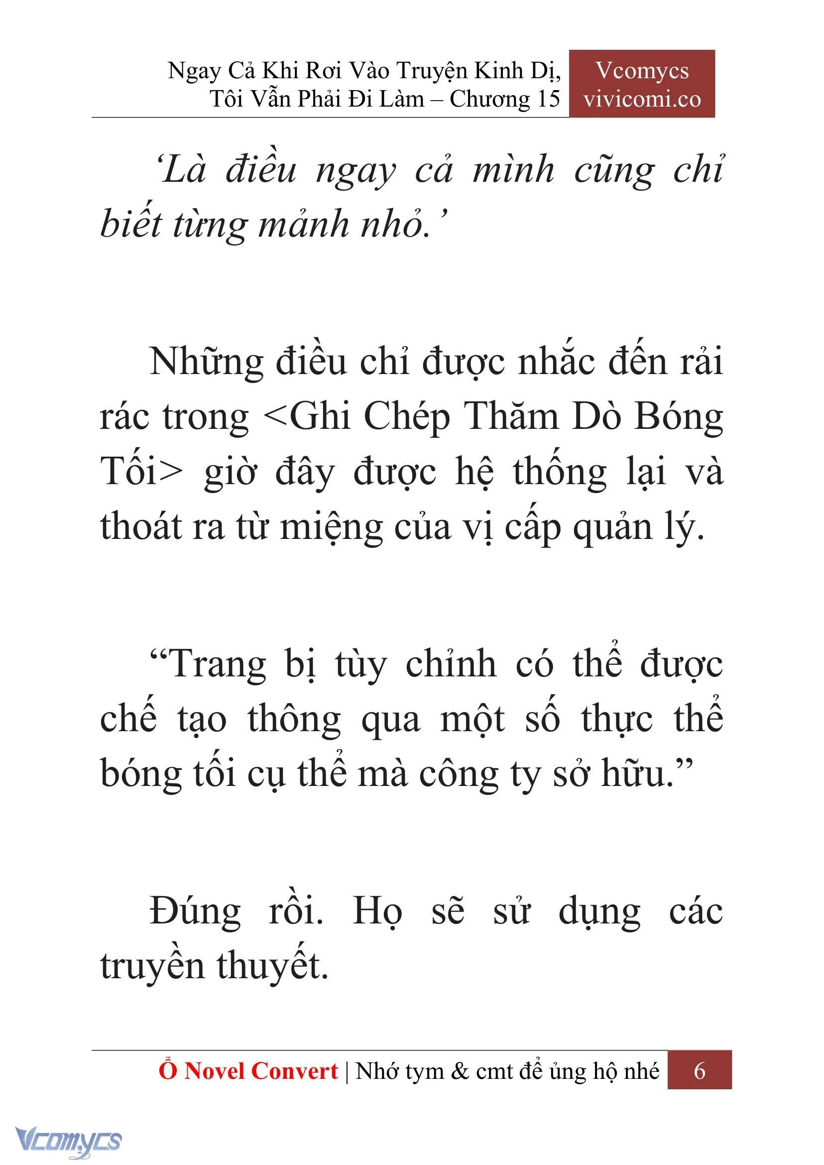 [Novel] Ngay Cả Khi Rơi Vào Truyện Kinh Dị, Tôi Vẫn Phải Đi Làm Chapter  15 - 8