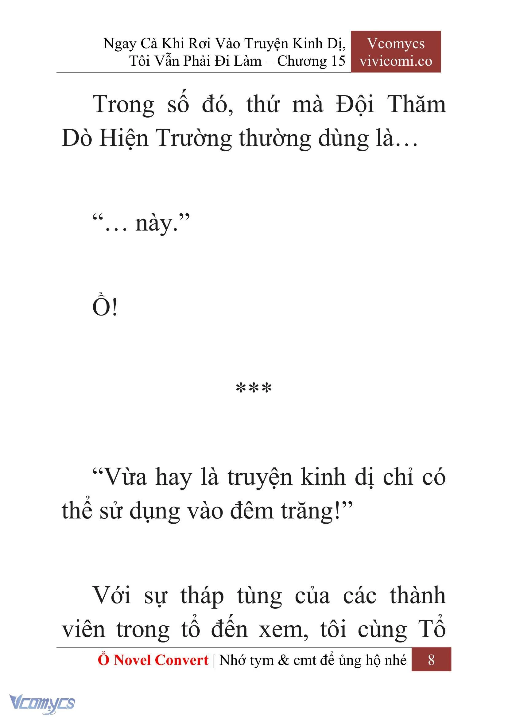 [Novel] Ngay Cả Khi Rơi Vào Truyện Kinh Dị, Tôi Vẫn Phải Đi Làm Chapter  15 - 10