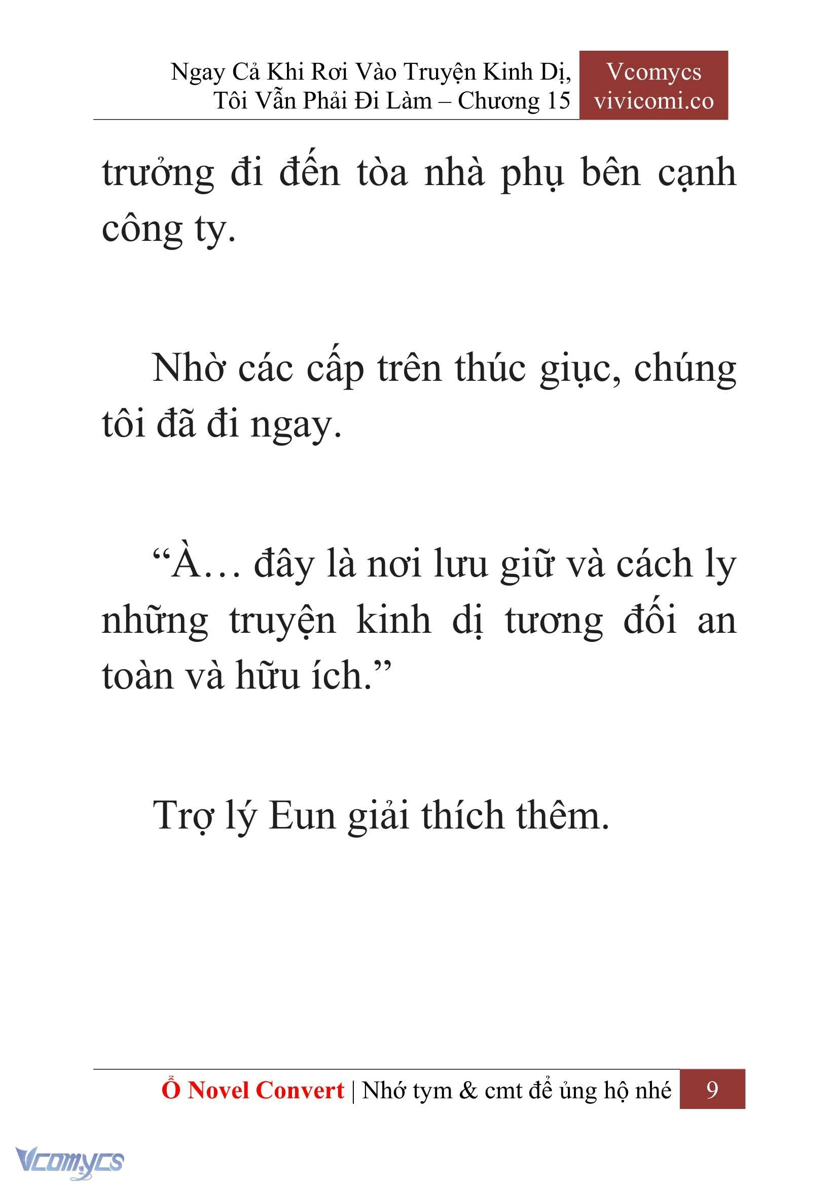 [Novel] Ngay Cả Khi Rơi Vào Truyện Kinh Dị, Tôi Vẫn Phải Đi Làm Chapter  15 - 11
