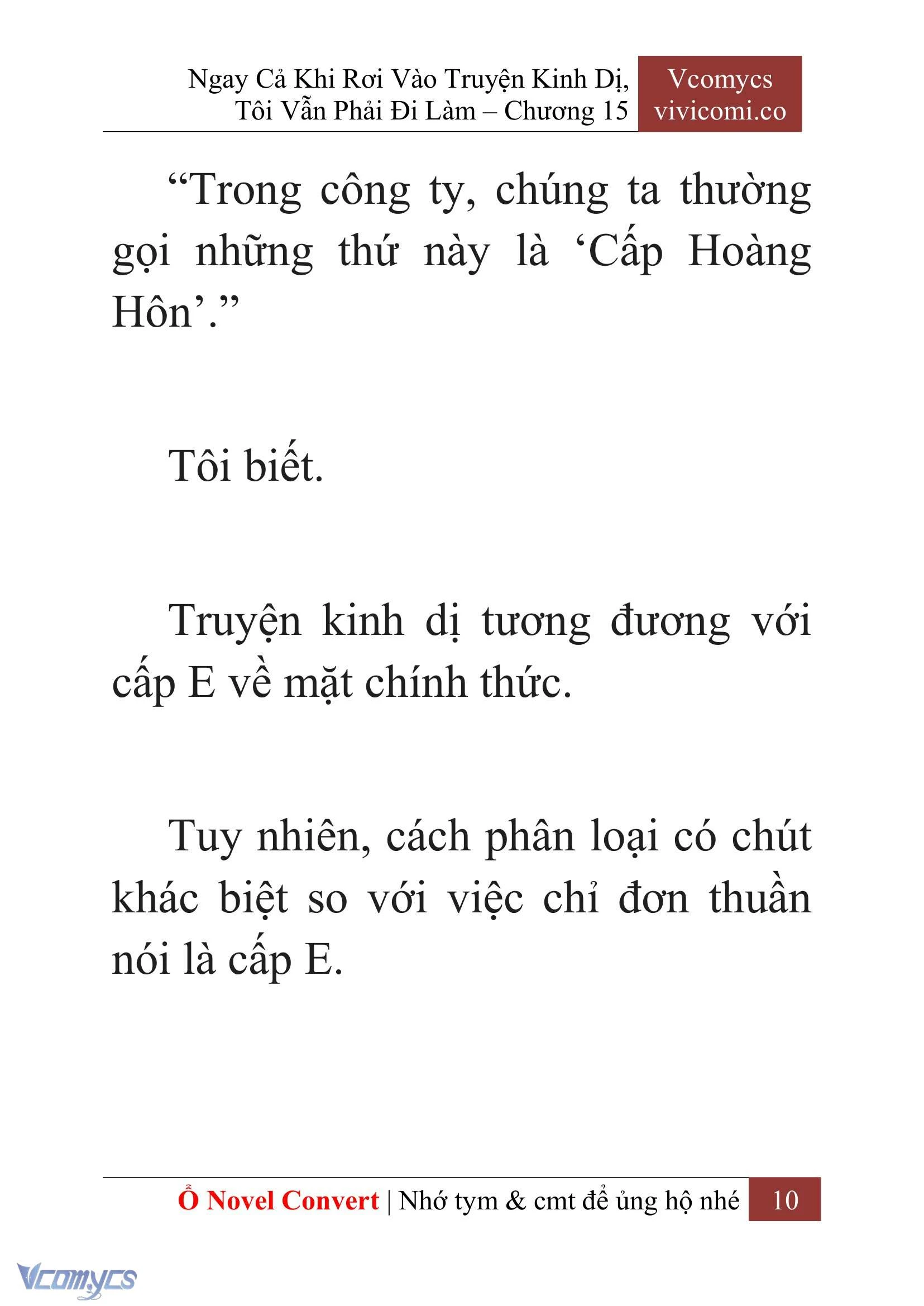 [Novel] Ngay Cả Khi Rơi Vào Truyện Kinh Dị, Tôi Vẫn Phải Đi Làm Chapter  15 - 12