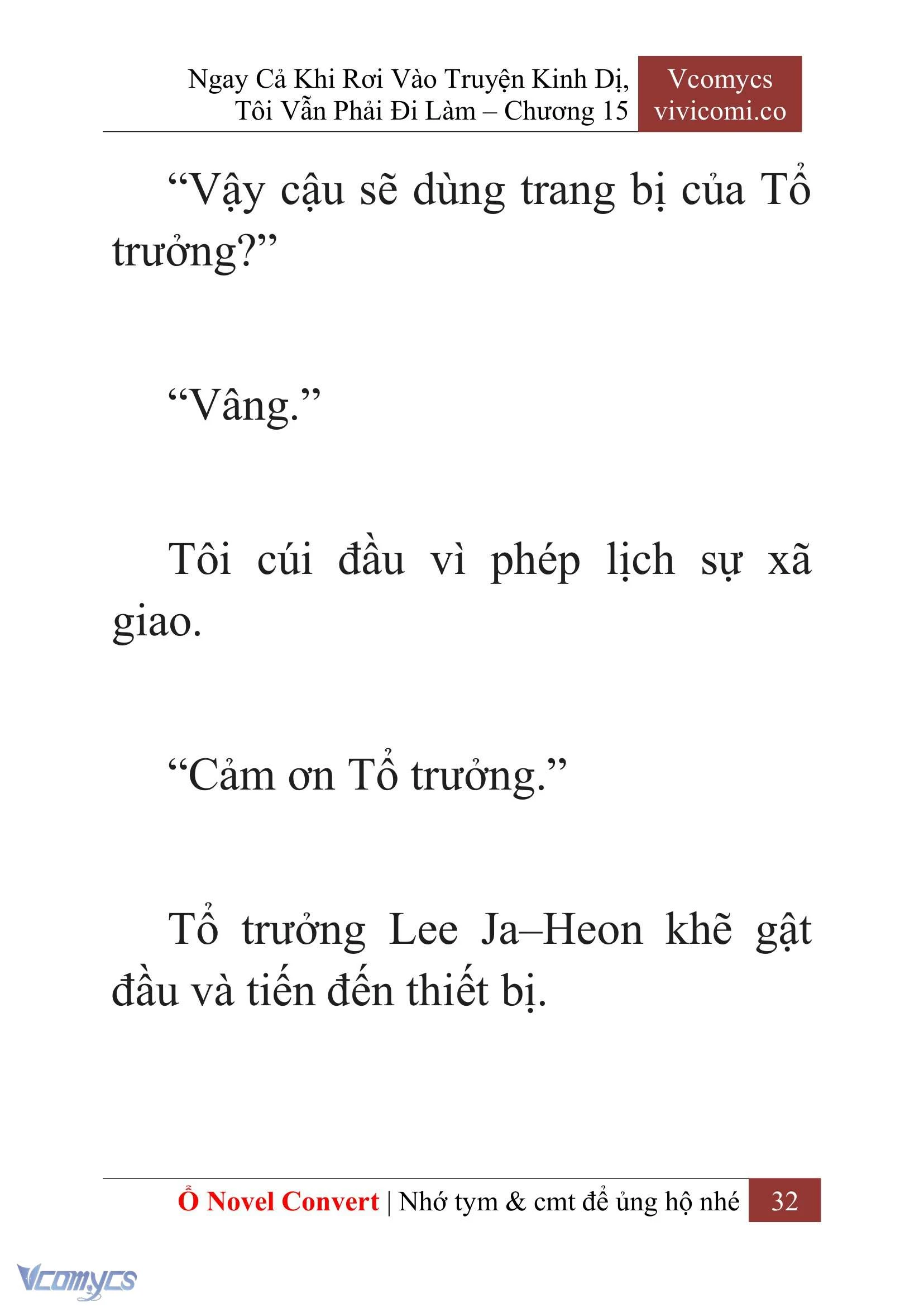 [Novel] Ngay Cả Khi Rơi Vào Truyện Kinh Dị, Tôi Vẫn Phải Đi Làm Chapter  15 - 34
