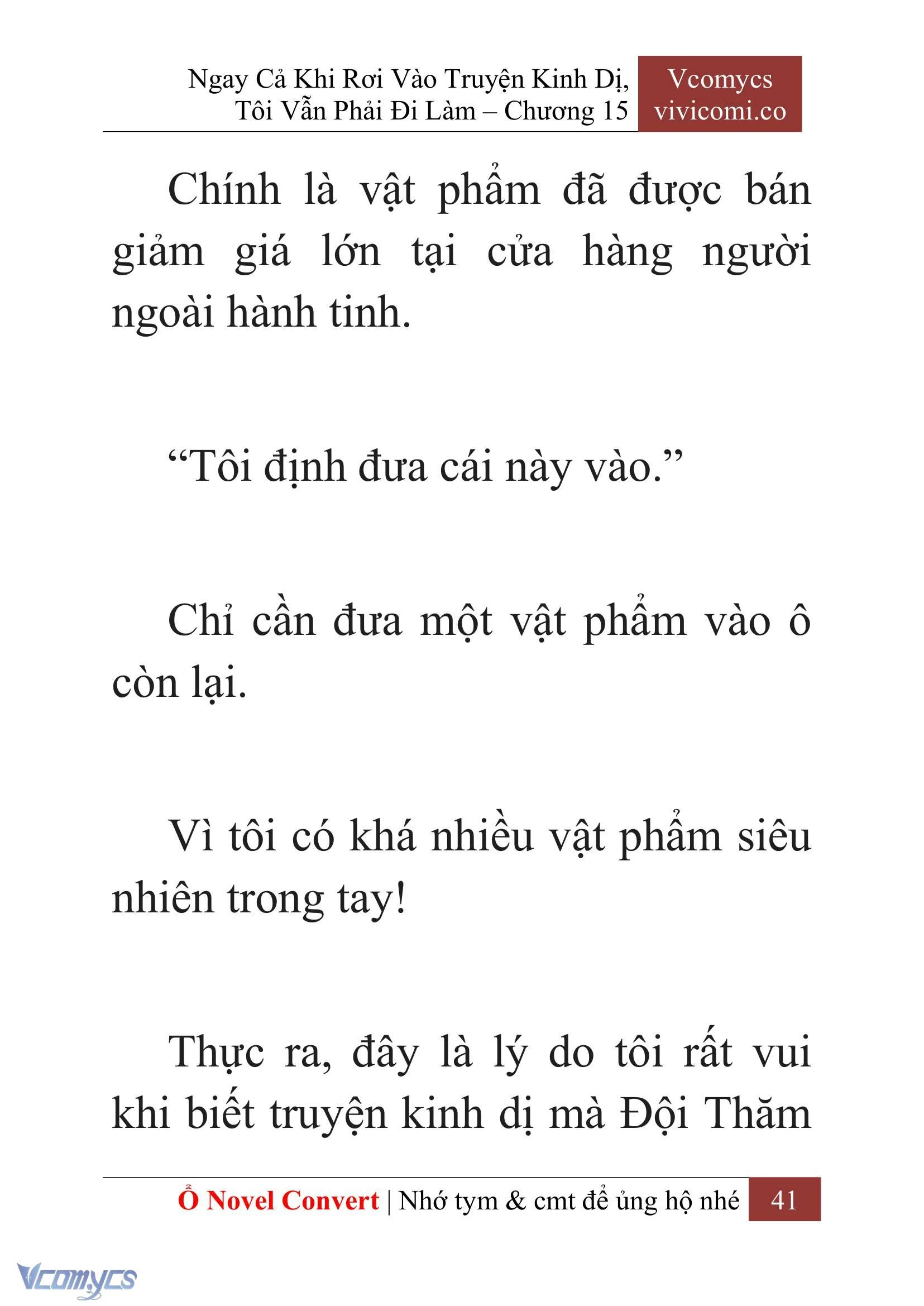 [Novel] Ngay Cả Khi Rơi Vào Truyện Kinh Dị, Tôi Vẫn Phải Đi Làm Chapter  15 - 43