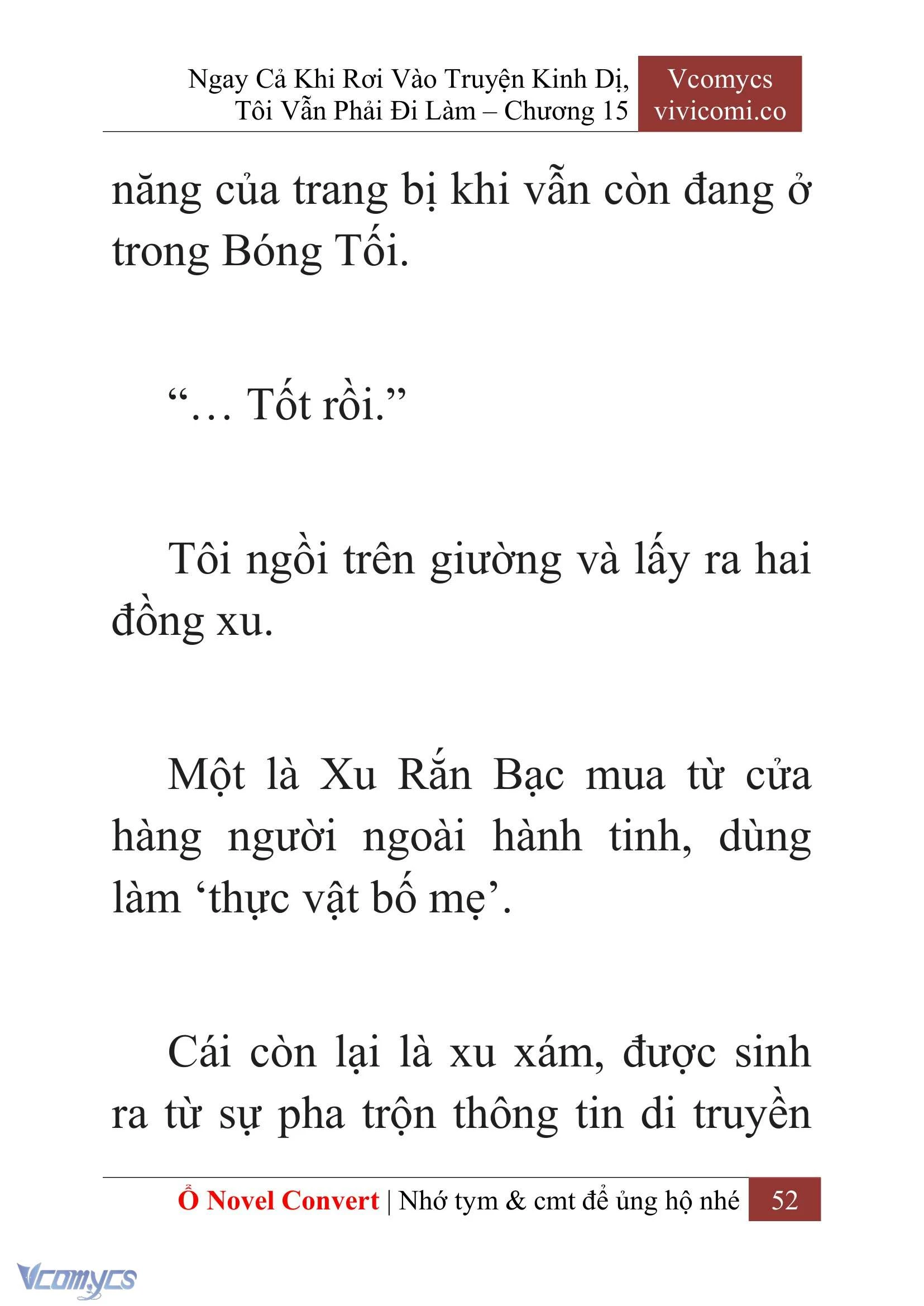 [Novel] Ngay Cả Khi Rơi Vào Truyện Kinh Dị, Tôi Vẫn Phải Đi Làm Chapter  15 - 54