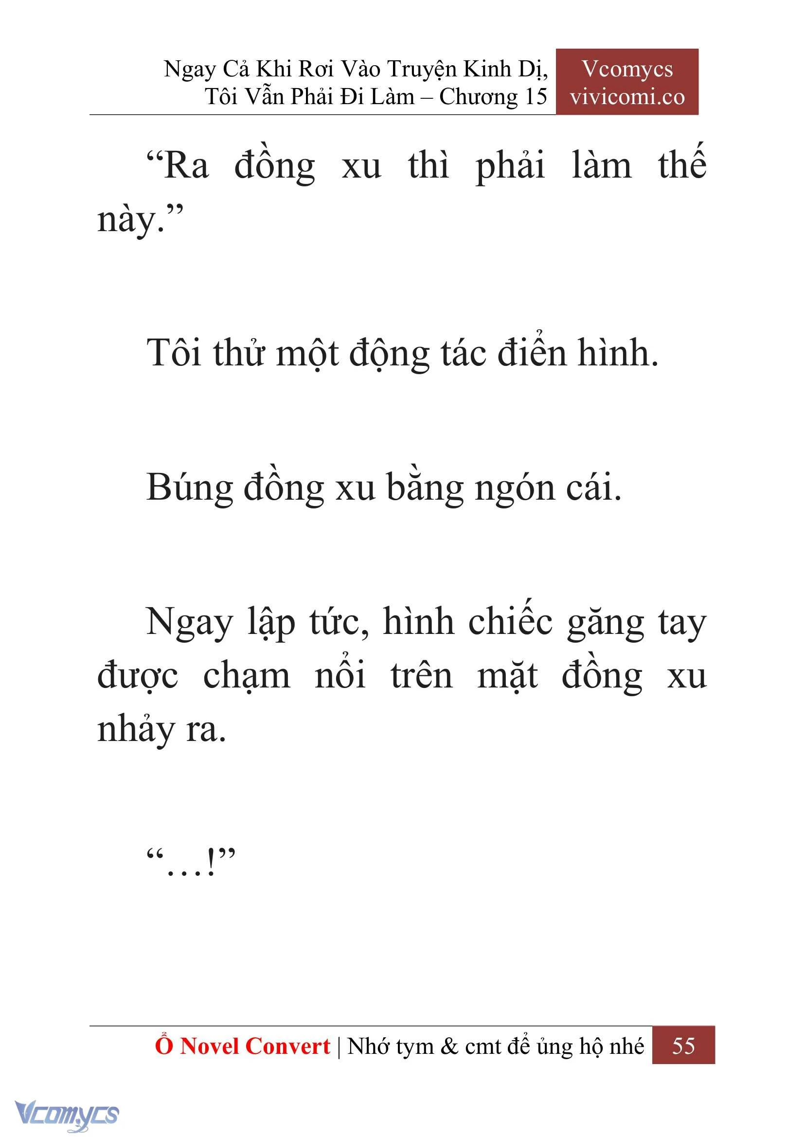 [Novel] Ngay Cả Khi Rơi Vào Truyện Kinh Dị, Tôi Vẫn Phải Đi Làm Chapter  15 - 57