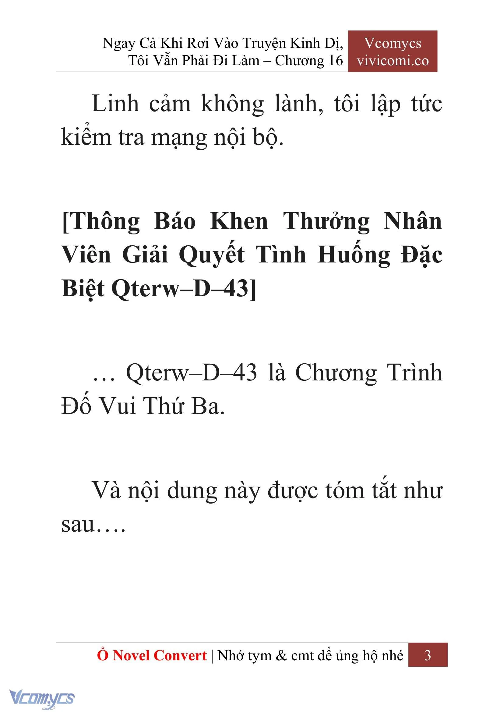 [Novel] Ngay Cả Khi Rơi Vào Truyện Kinh Dị, Tôi Vẫn Phải Đi Làm Chapter  16 - 5