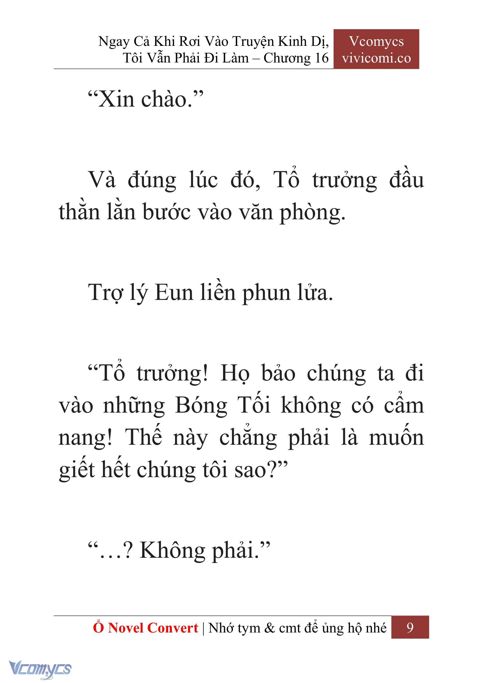 [Novel] Ngay Cả Khi Rơi Vào Truyện Kinh Dị, Tôi Vẫn Phải Đi Làm Chapter  16 - 11