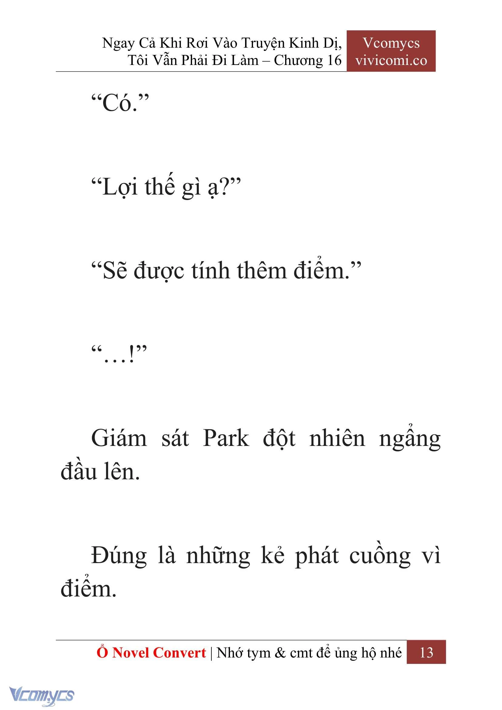 [Novel] Ngay Cả Khi Rơi Vào Truyện Kinh Dị, Tôi Vẫn Phải Đi Làm Chapter  16 - 15