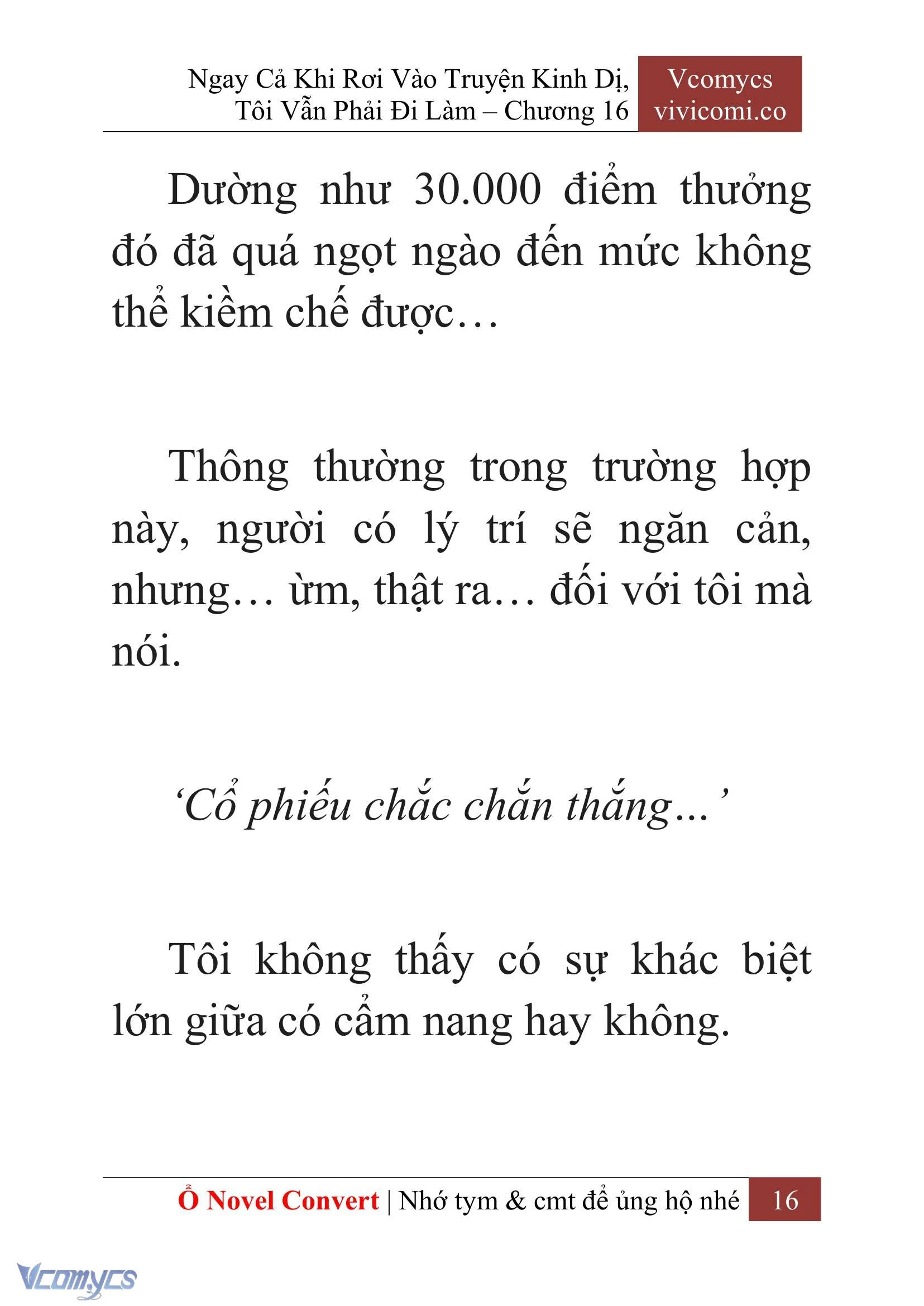 [Novel] Ngay Cả Khi Rơi Vào Truyện Kinh Dị, Tôi Vẫn Phải Đi Làm Chapter  16 - 18