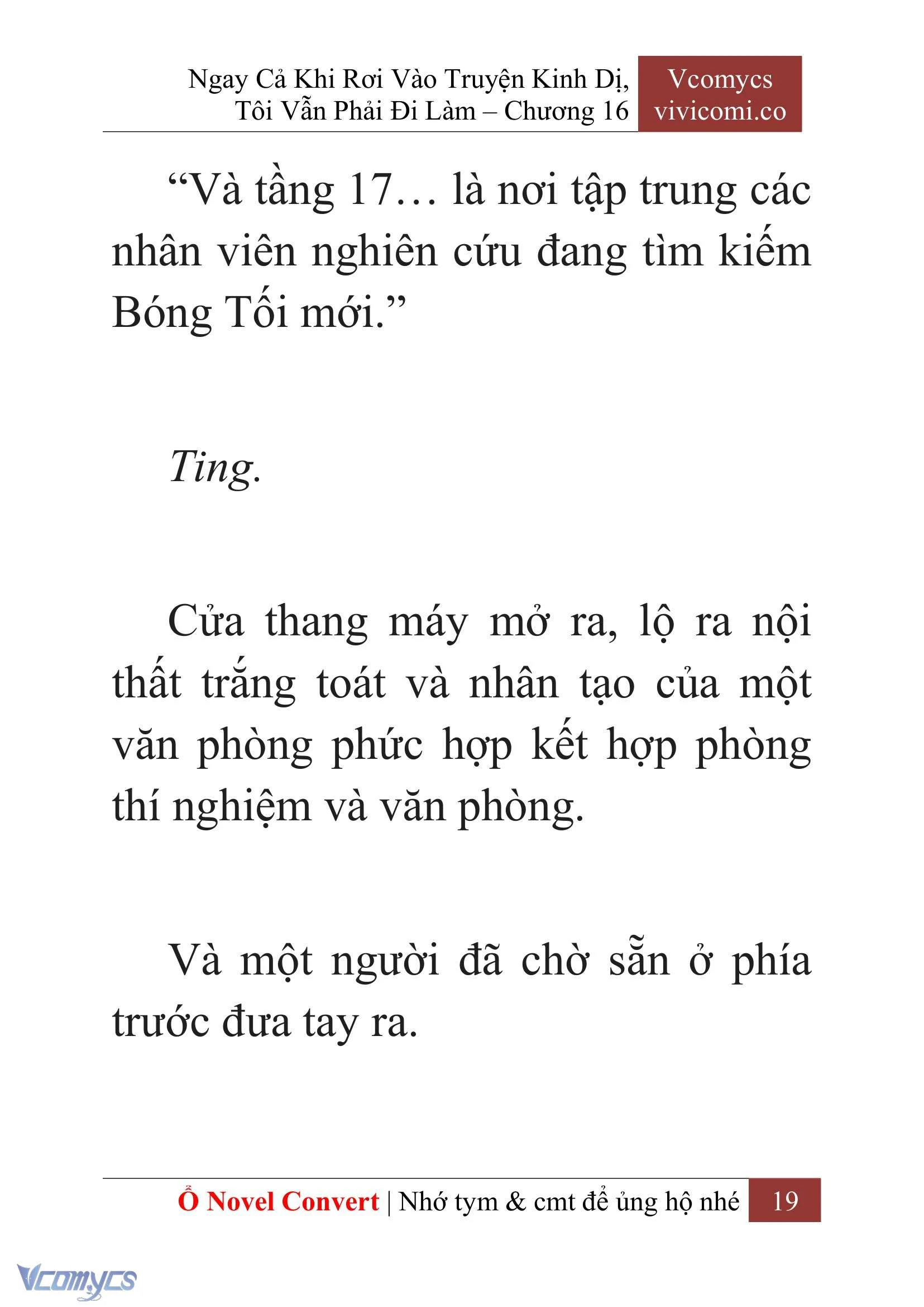 [Novel] Ngay Cả Khi Rơi Vào Truyện Kinh Dị, Tôi Vẫn Phải Đi Làm Chapter  16 - 21