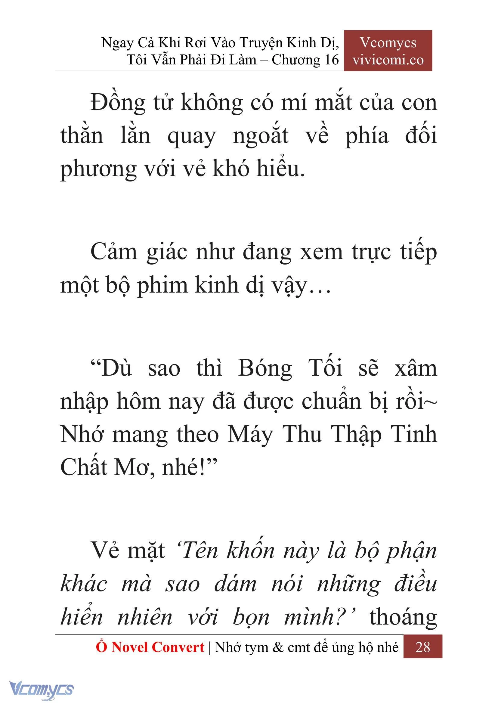 [Novel] Ngay Cả Khi Rơi Vào Truyện Kinh Dị, Tôi Vẫn Phải Đi Làm Chapter  16 - 30