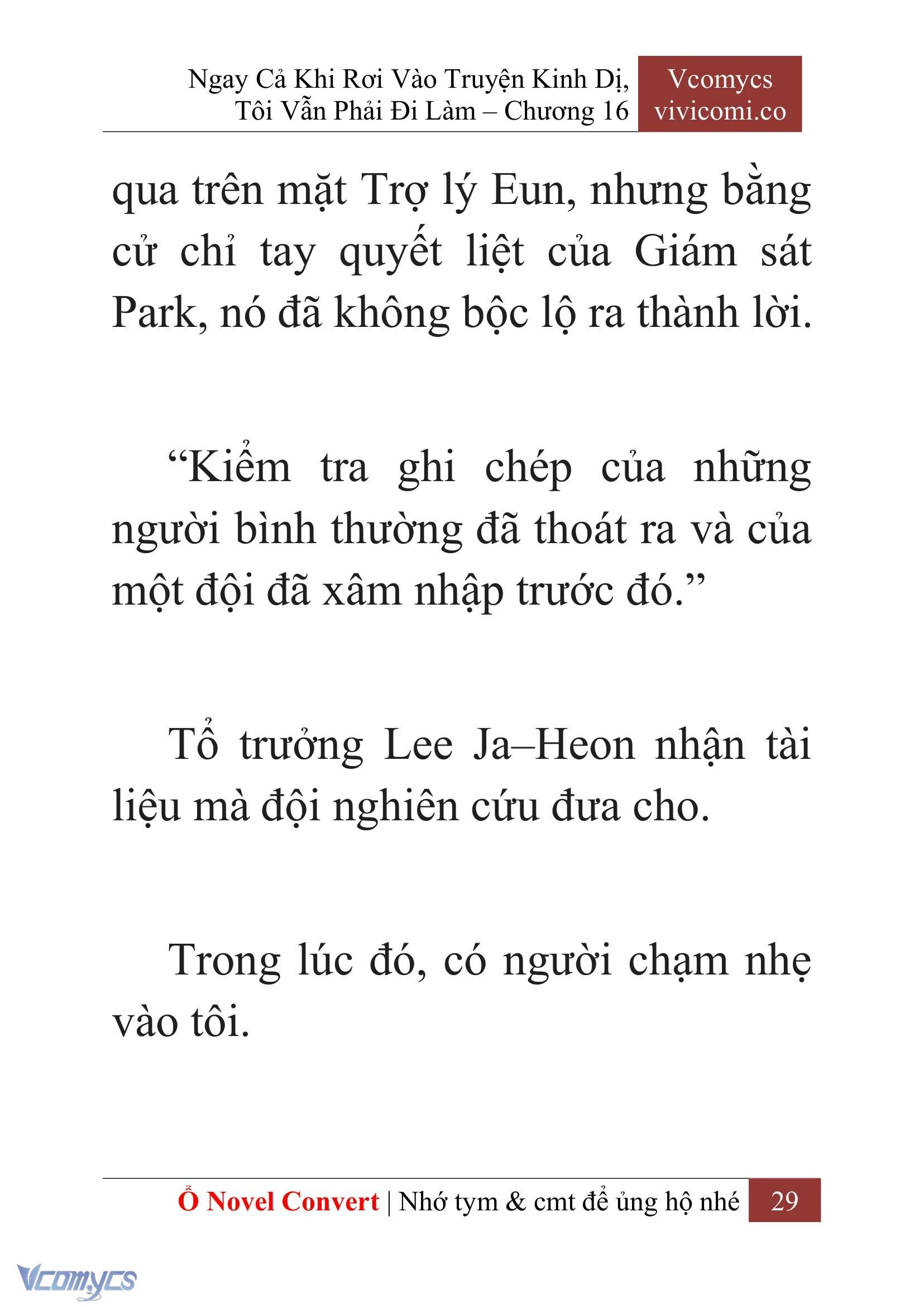 [Novel] Ngay Cả Khi Rơi Vào Truyện Kinh Dị, Tôi Vẫn Phải Đi Làm Chapter  16 - 31
