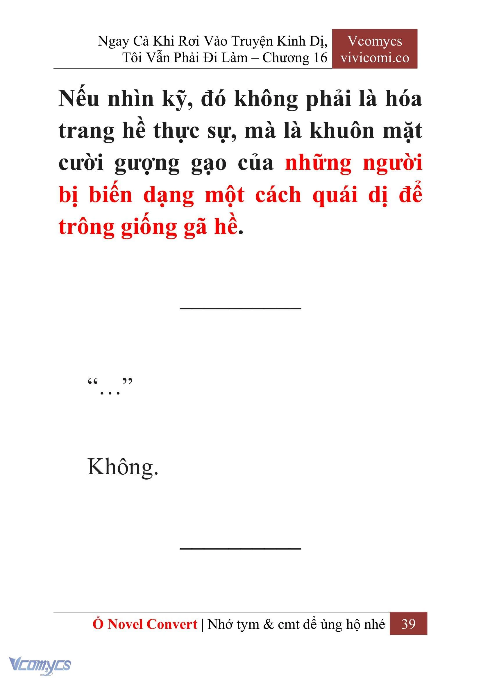 [Novel] Ngay Cả Khi Rơi Vào Truyện Kinh Dị, Tôi Vẫn Phải Đi Làm Chapter  16 - 41