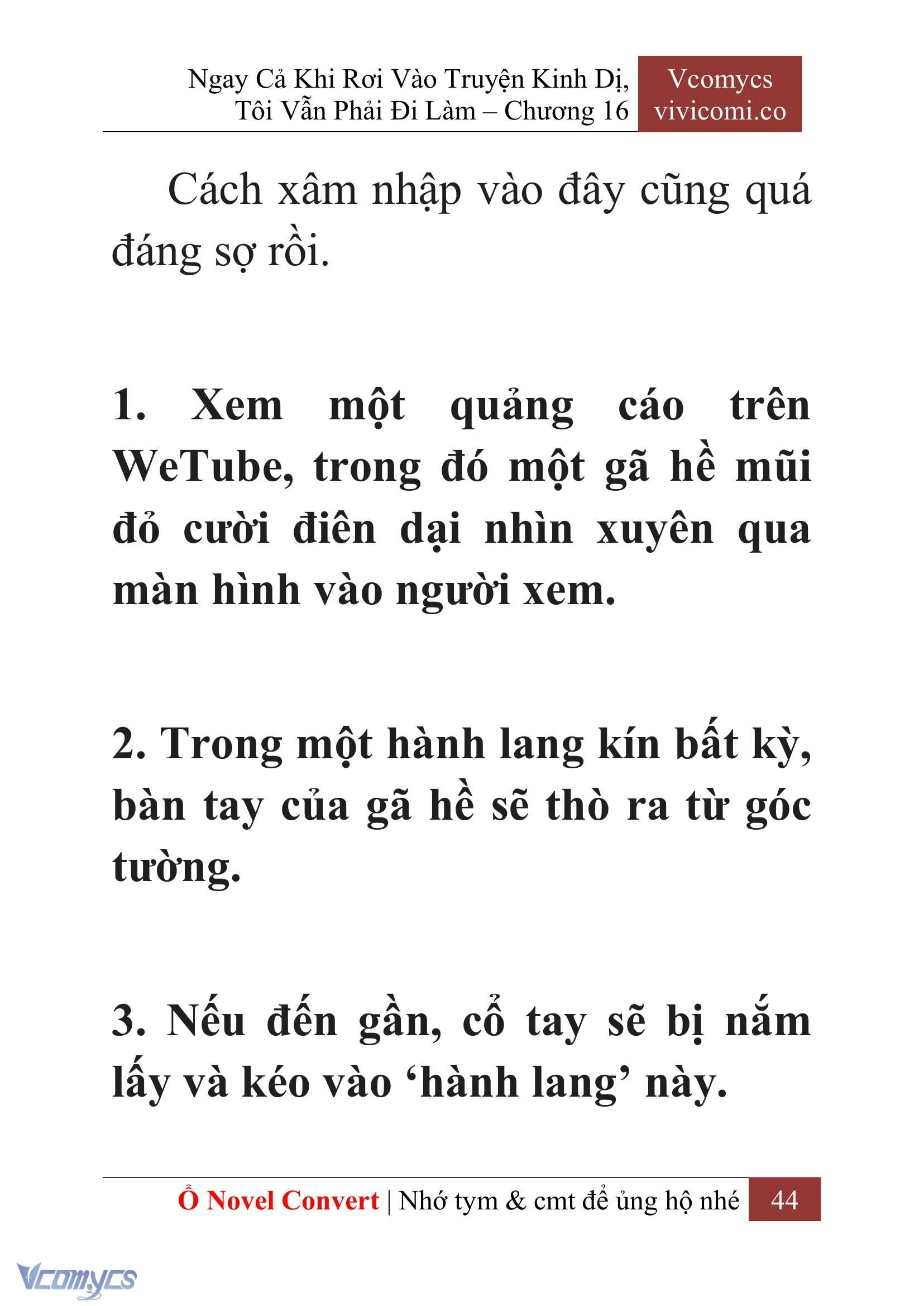 [Novel] Ngay Cả Khi Rơi Vào Truyện Kinh Dị, Tôi Vẫn Phải Đi Làm Chapter  16 - 46