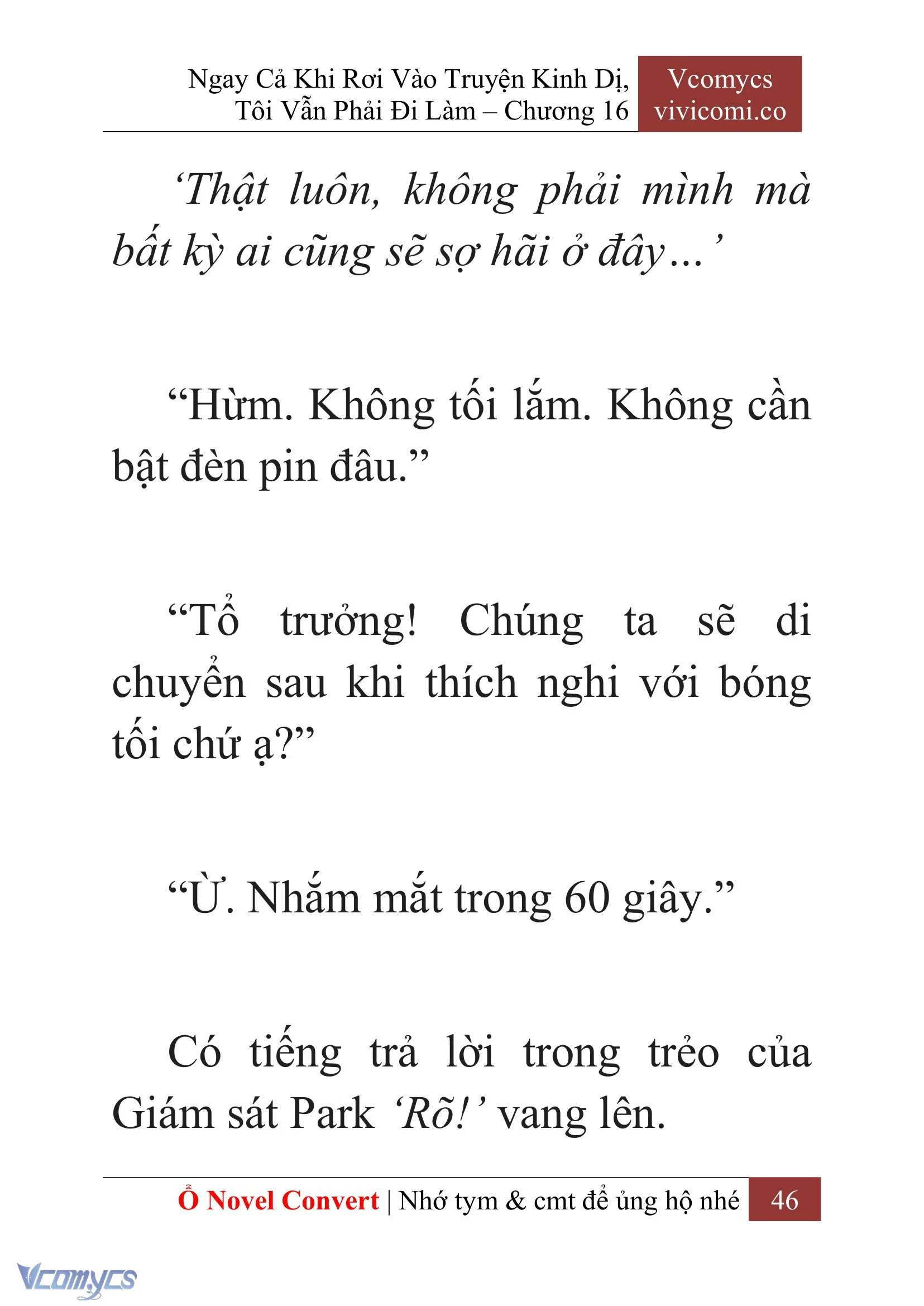 [Novel] Ngay Cả Khi Rơi Vào Truyện Kinh Dị, Tôi Vẫn Phải Đi Làm Chapter  16 - 48