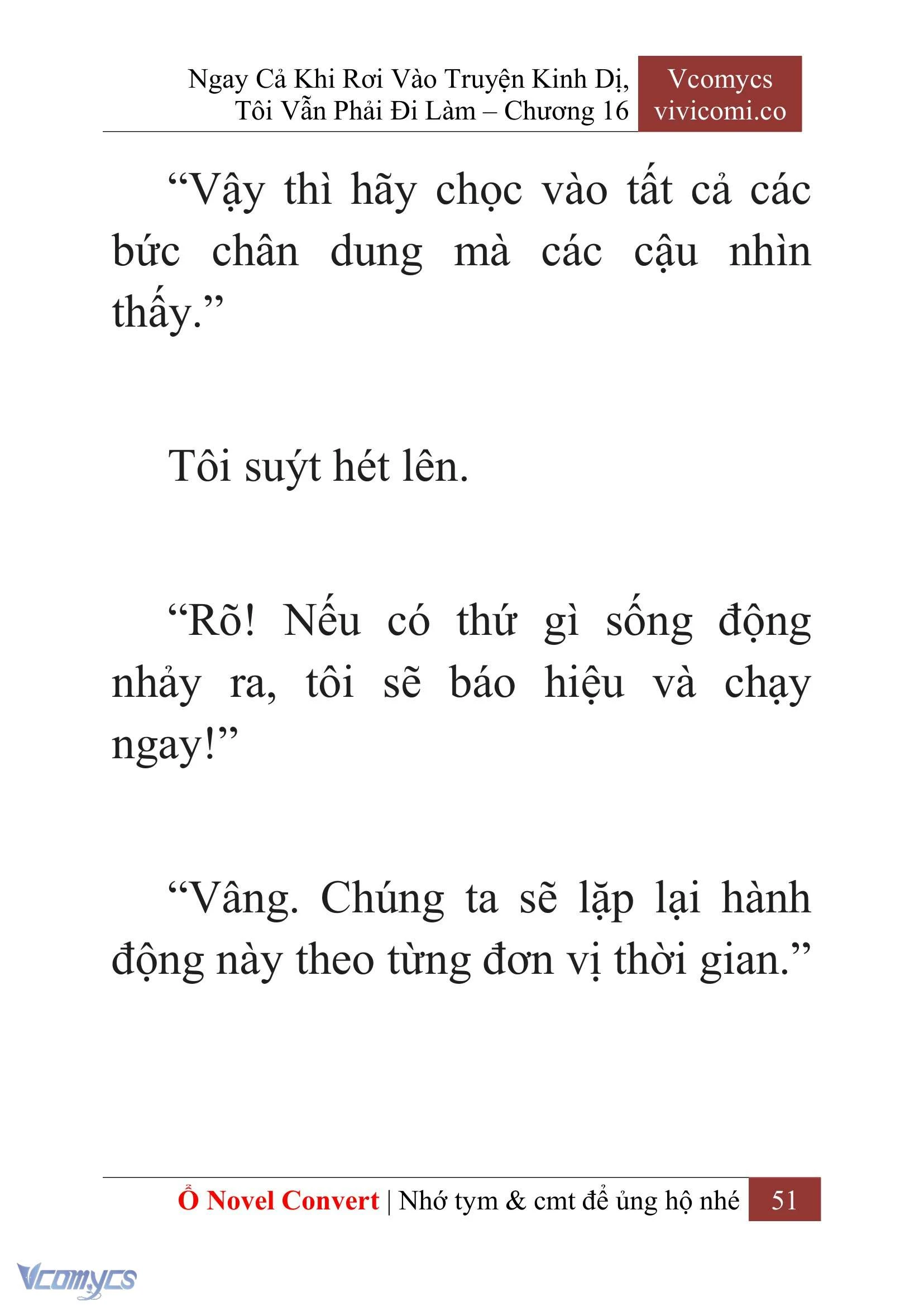[Novel] Ngay Cả Khi Rơi Vào Truyện Kinh Dị, Tôi Vẫn Phải Đi Làm Chapter  16 - 53