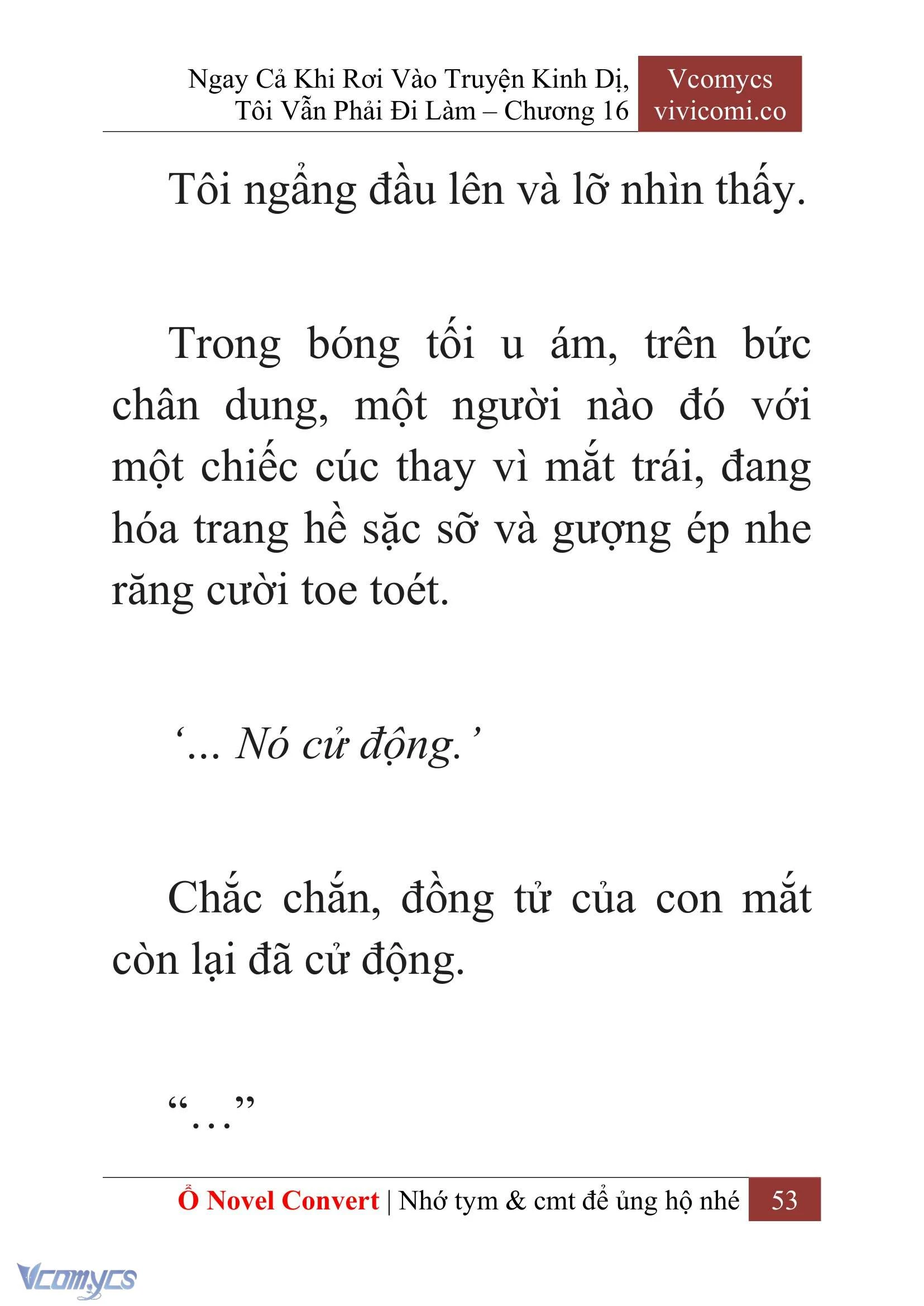 [Novel] Ngay Cả Khi Rơi Vào Truyện Kinh Dị, Tôi Vẫn Phải Đi Làm Chapter  16 - 55