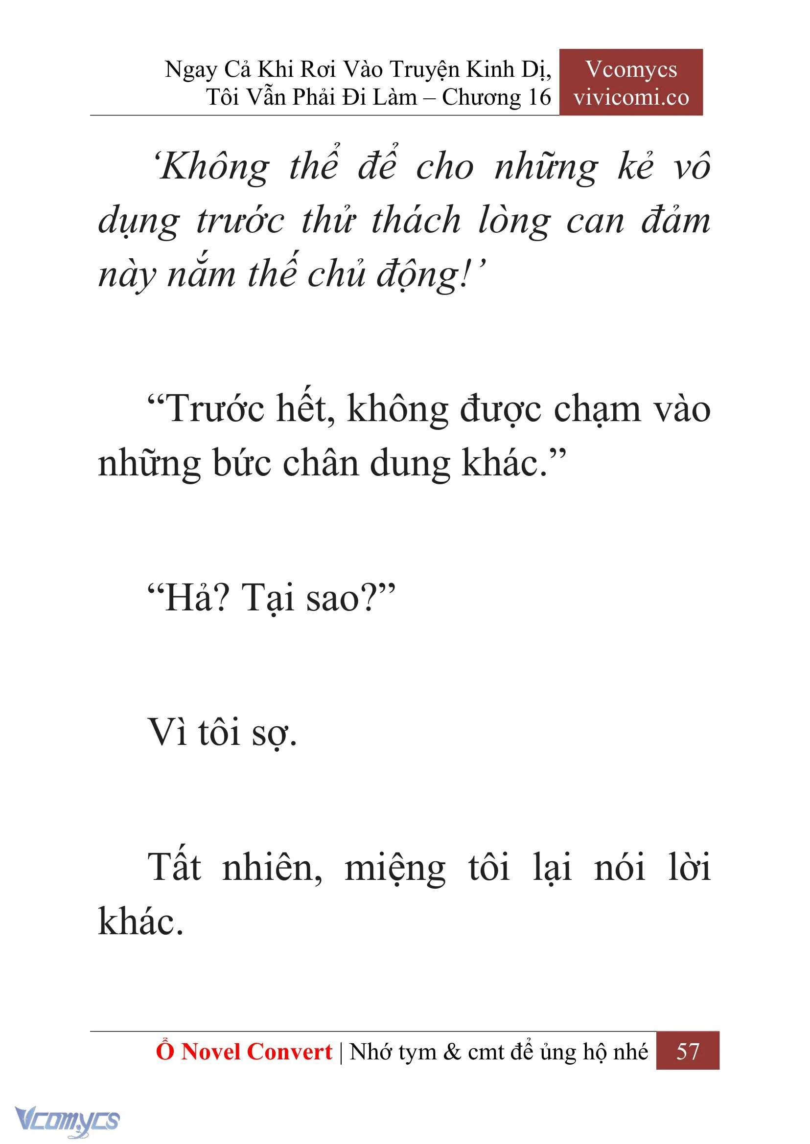 [Novel] Ngay Cả Khi Rơi Vào Truyện Kinh Dị, Tôi Vẫn Phải Đi Làm Chapter  16 - 59