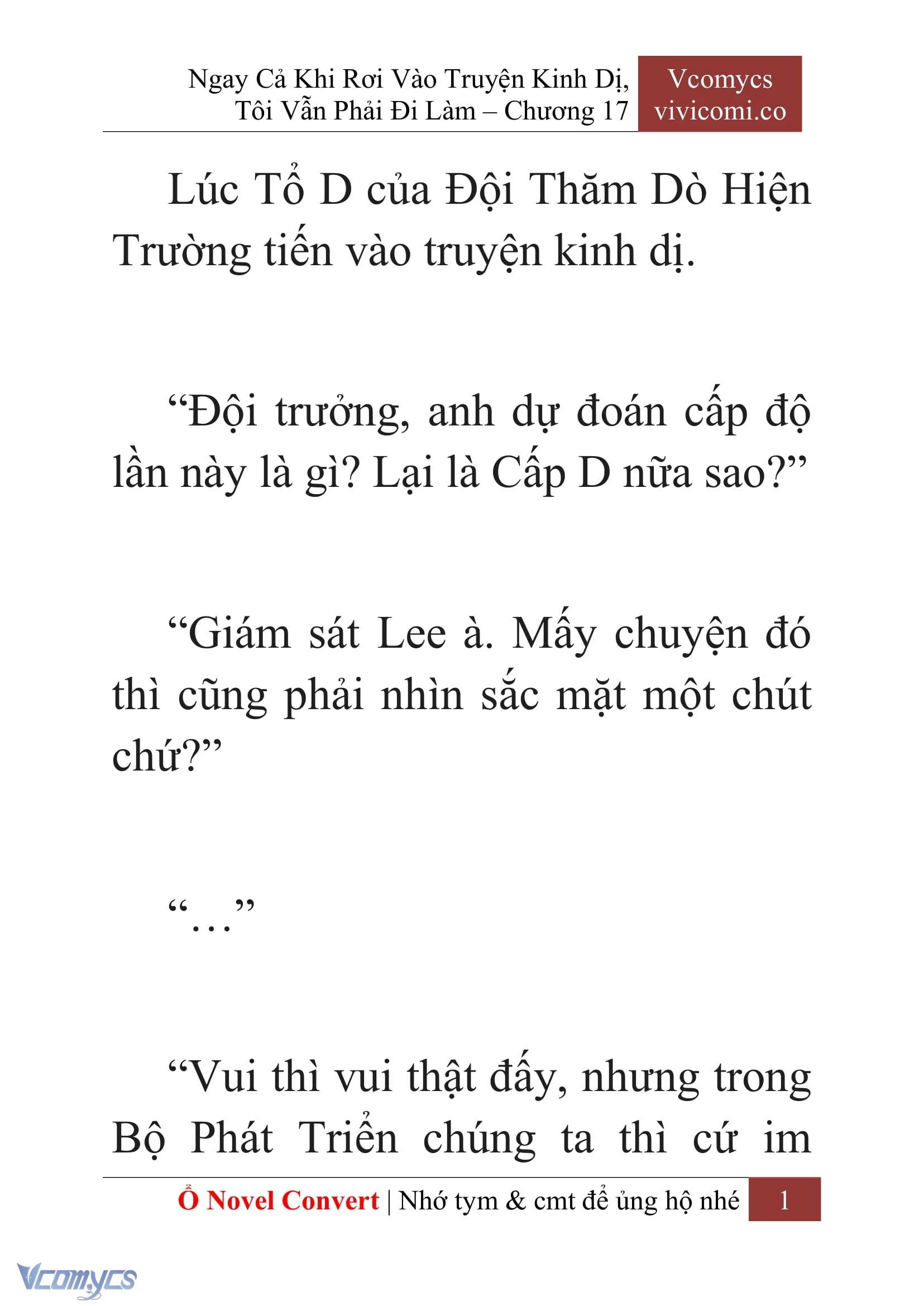 [Novel] Ngay Cả Khi Rơi Vào Truyện Kinh Dị, Tôi Vẫn Phải Đi Làm Chapter  17 - 3