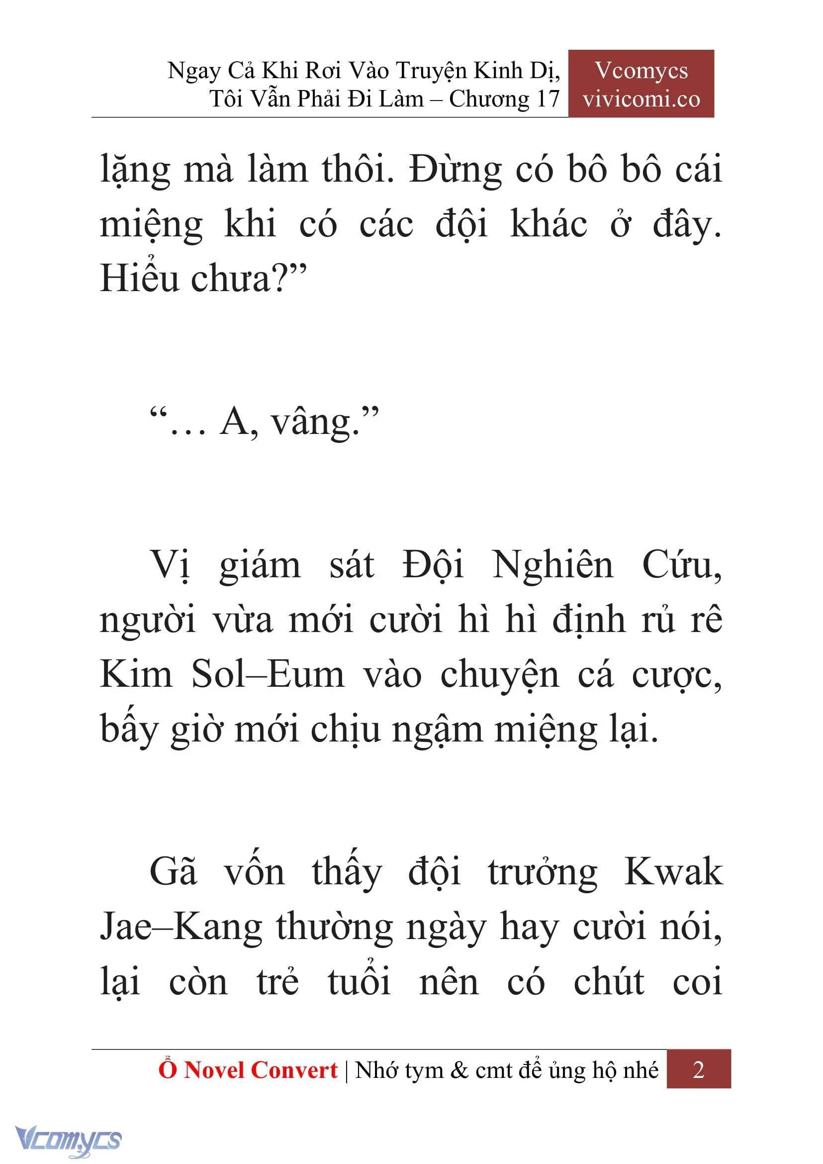 [Novel] Ngay Cả Khi Rơi Vào Truyện Kinh Dị, Tôi Vẫn Phải Đi Làm Chapter  17 - 4