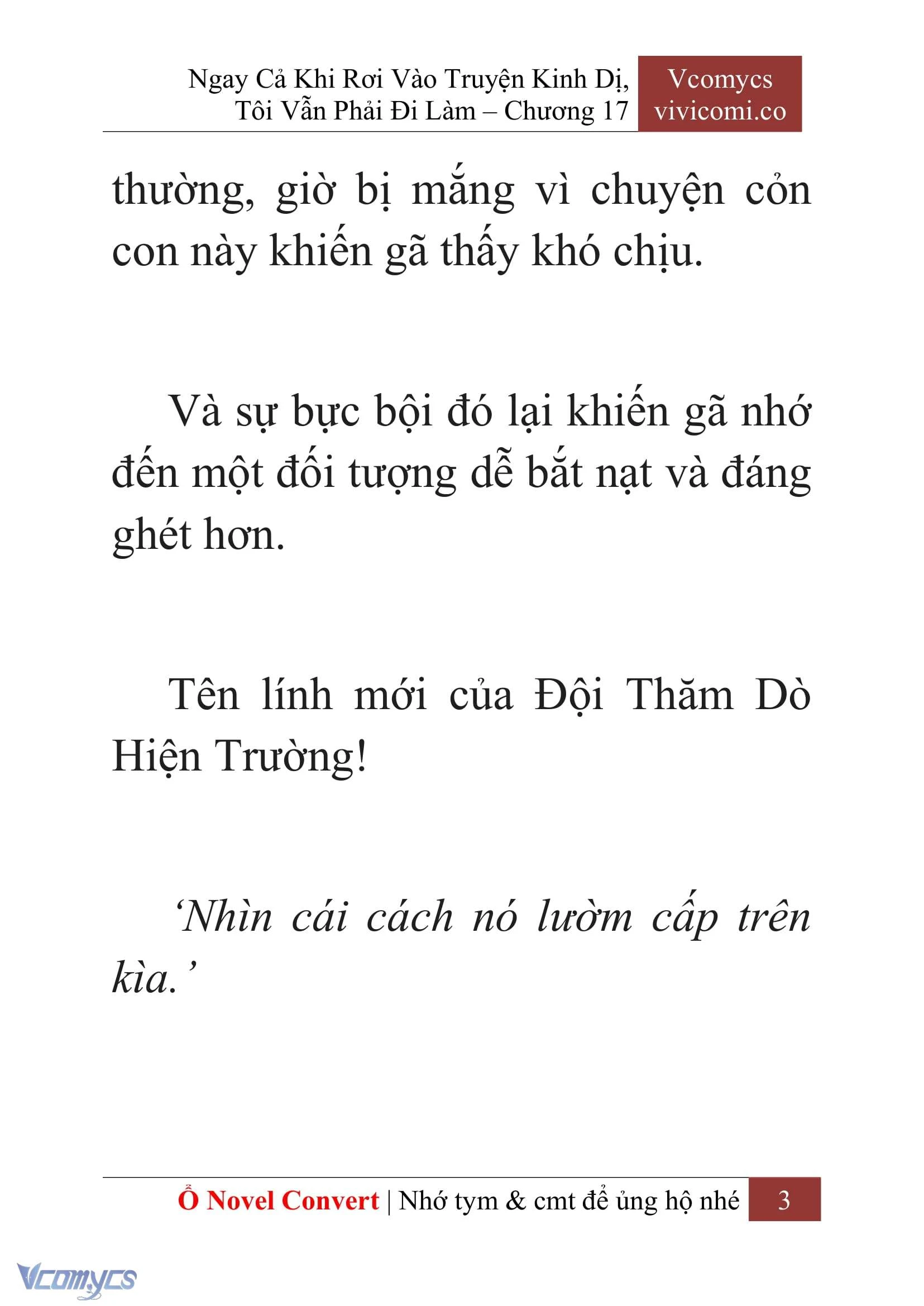 [Novel] Ngay Cả Khi Rơi Vào Truyện Kinh Dị, Tôi Vẫn Phải Đi Làm Chapter  17 - 5