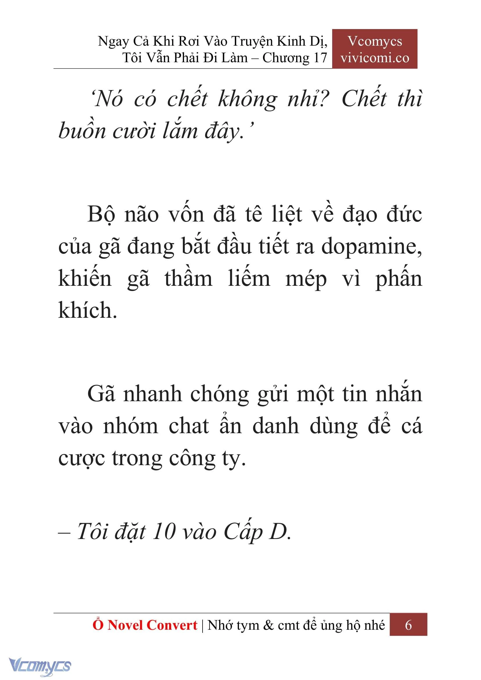 [Novel] Ngay Cả Khi Rơi Vào Truyện Kinh Dị, Tôi Vẫn Phải Đi Làm Chapter  17 - 8