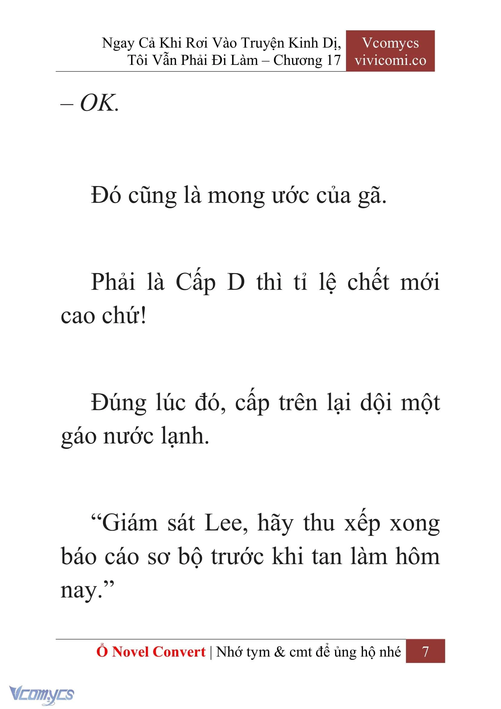 [Novel] Ngay Cả Khi Rơi Vào Truyện Kinh Dị, Tôi Vẫn Phải Đi Làm Chapter  17 - 9