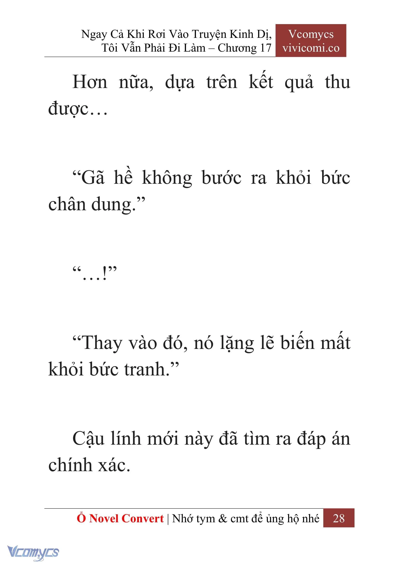 [Novel] Ngay Cả Khi Rơi Vào Truyện Kinh Dị, Tôi Vẫn Phải Đi Làm Chapter  17 - 30