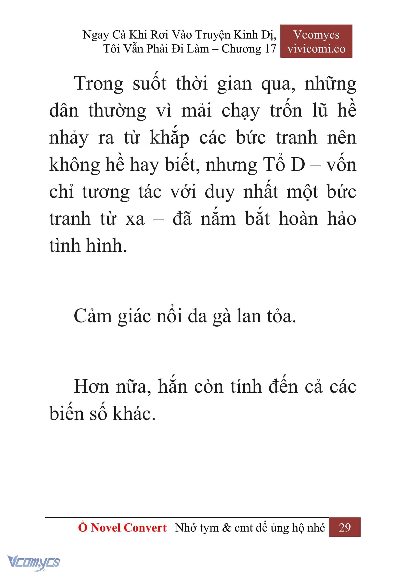 [Novel] Ngay Cả Khi Rơi Vào Truyện Kinh Dị, Tôi Vẫn Phải Đi Làm Chapter  17 - 31