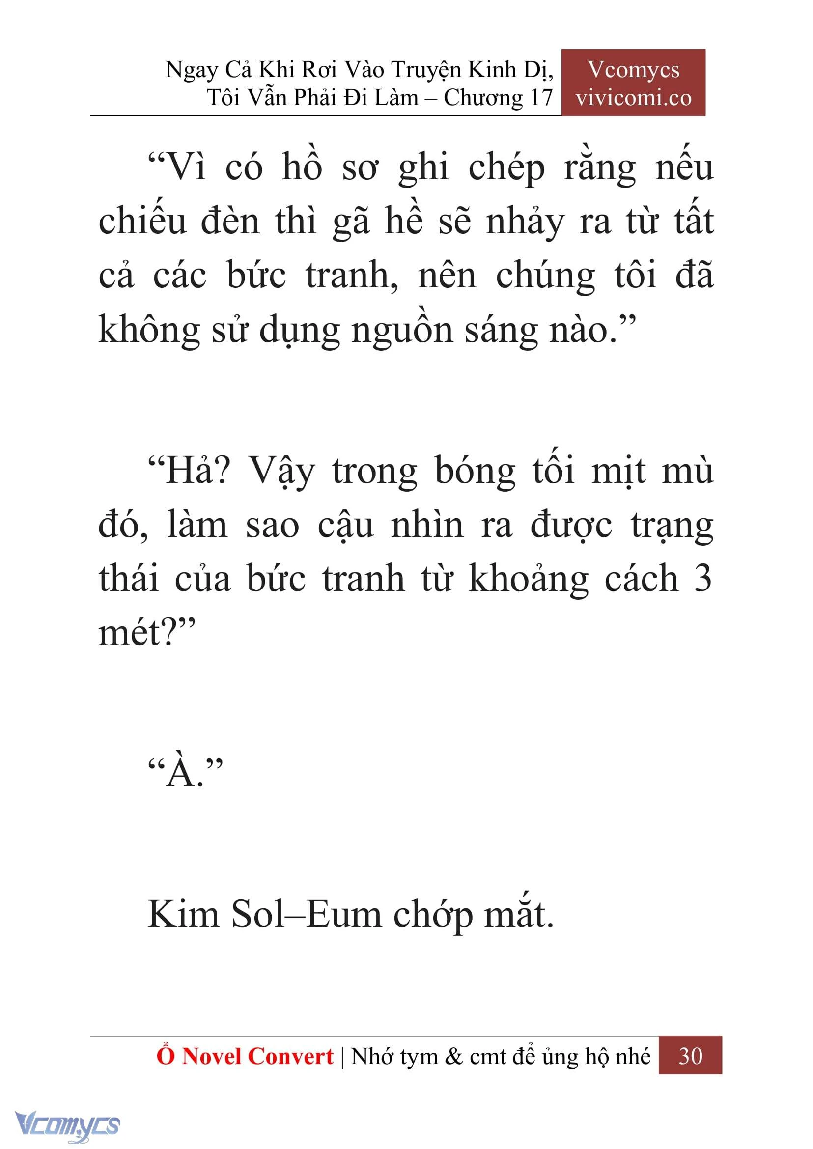 [Novel] Ngay Cả Khi Rơi Vào Truyện Kinh Dị, Tôi Vẫn Phải Đi Làm Chapter  17 - 32