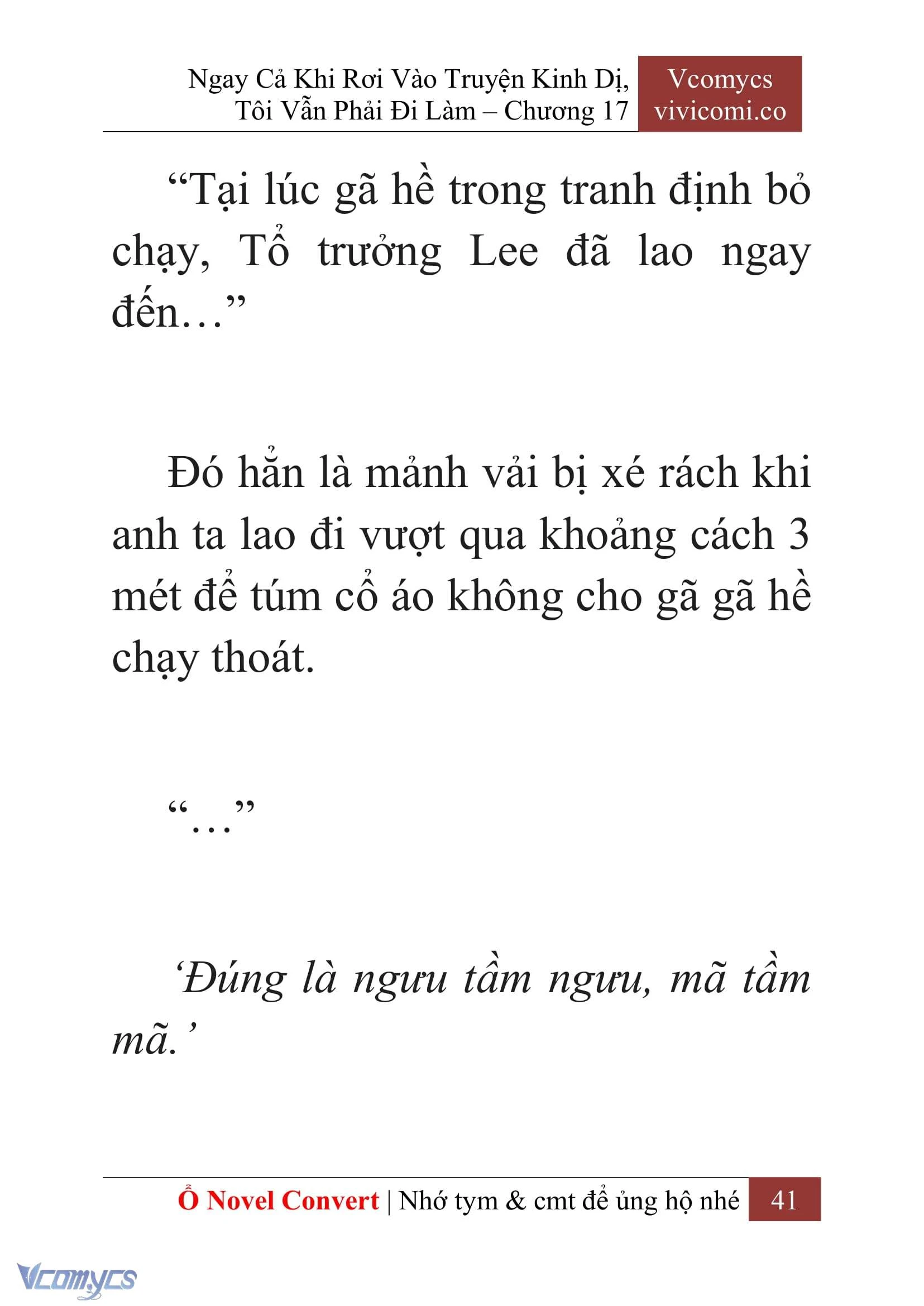 [Novel] Ngay Cả Khi Rơi Vào Truyện Kinh Dị, Tôi Vẫn Phải Đi Làm Chapter  17 - 43