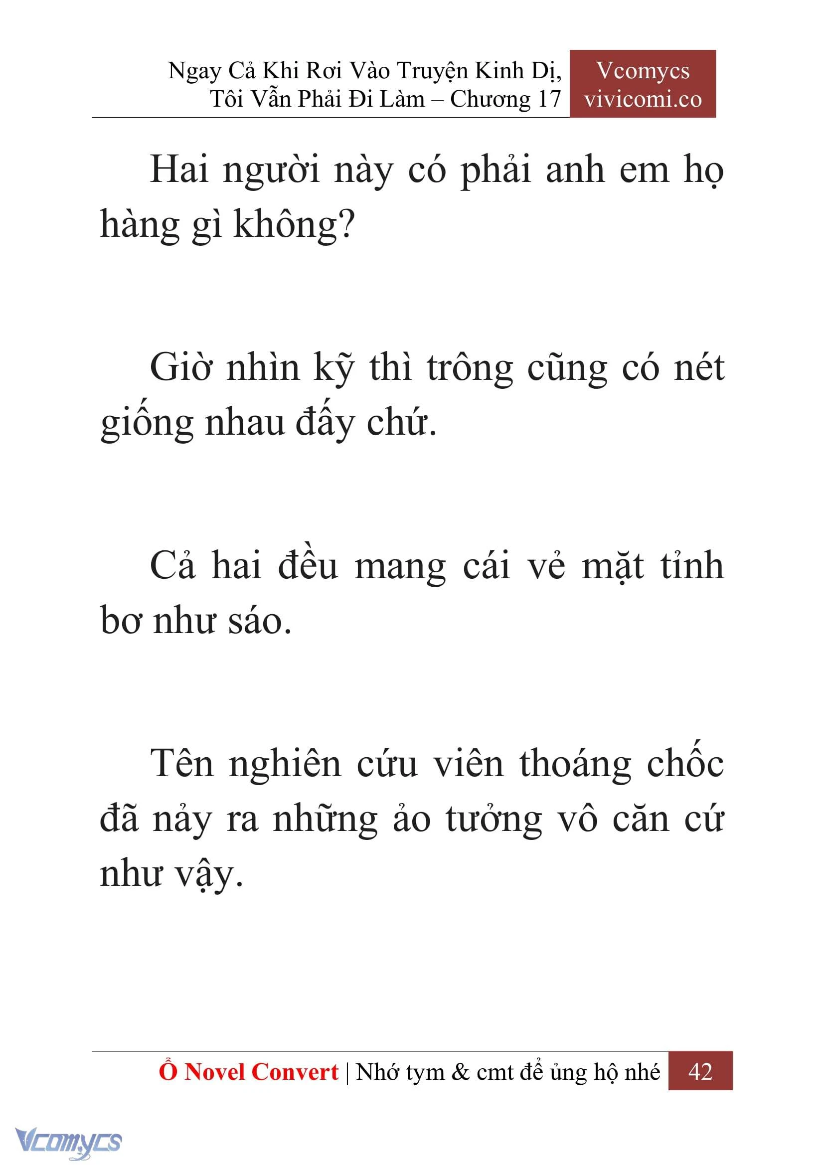 [Novel] Ngay Cả Khi Rơi Vào Truyện Kinh Dị, Tôi Vẫn Phải Đi Làm Chapter  17 - 44