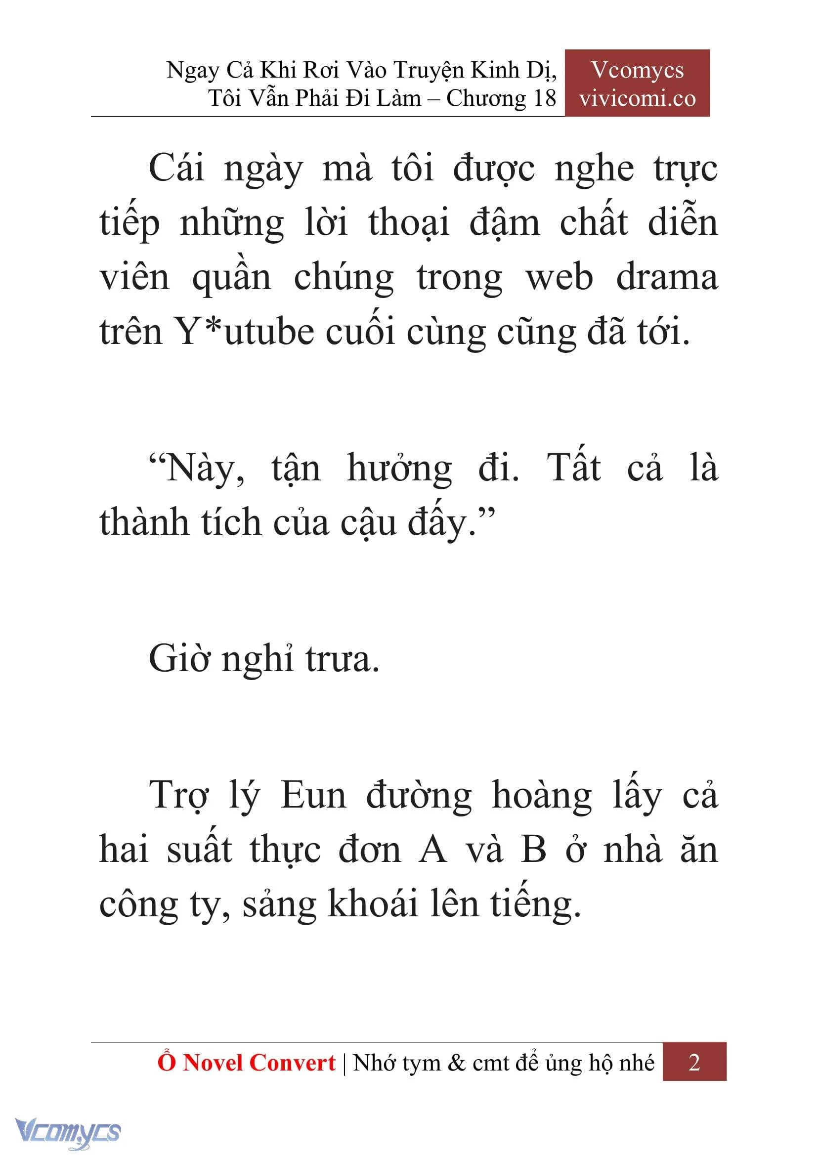 [Novel] Ngay Cả Khi Rơi Vào Truyện Kinh Dị, Tôi Vẫn Phải Đi Làm Chapter  18 - 4