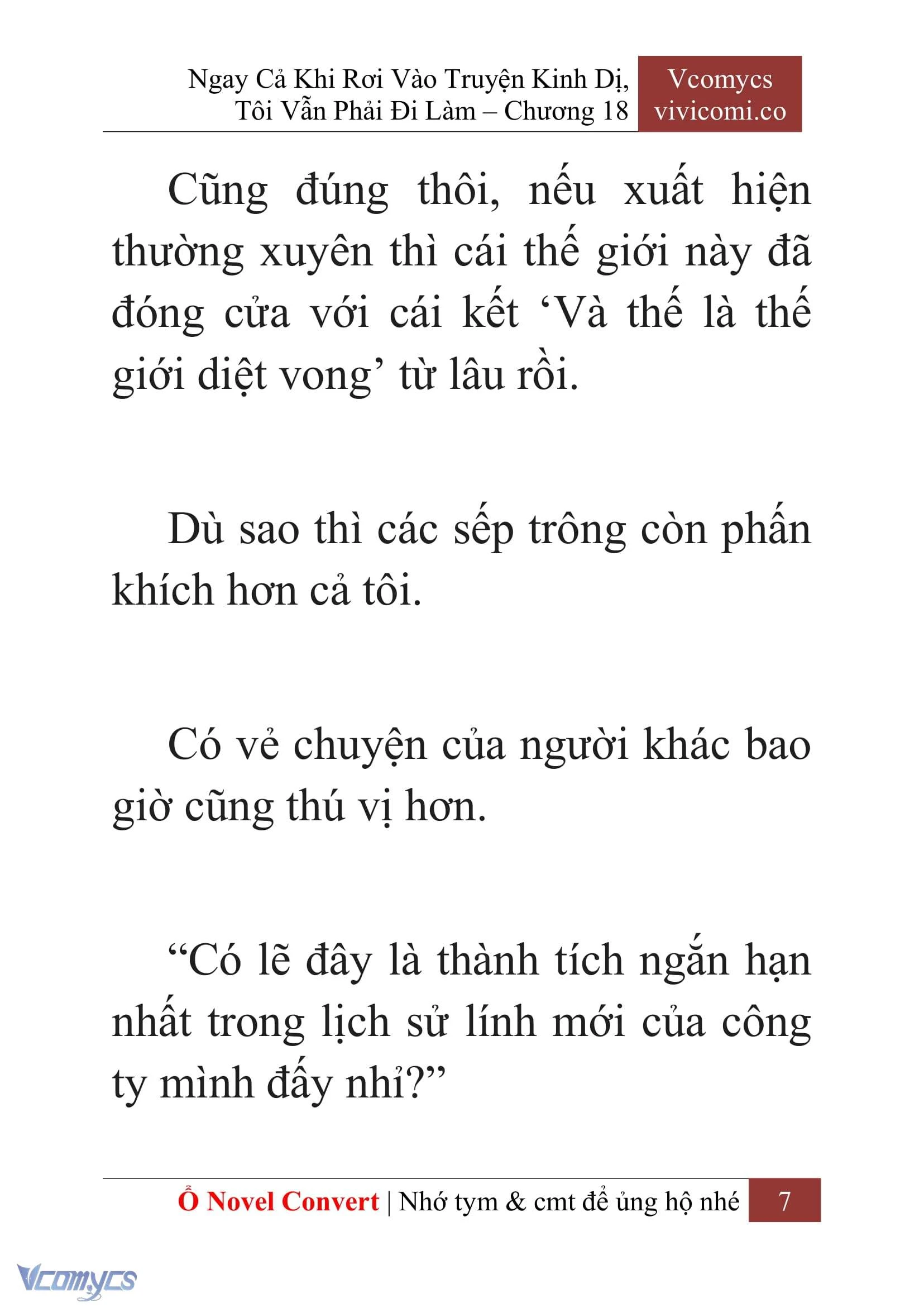 [Novel] Ngay Cả Khi Rơi Vào Truyện Kinh Dị, Tôi Vẫn Phải Đi Làm Chapter  18 - 9