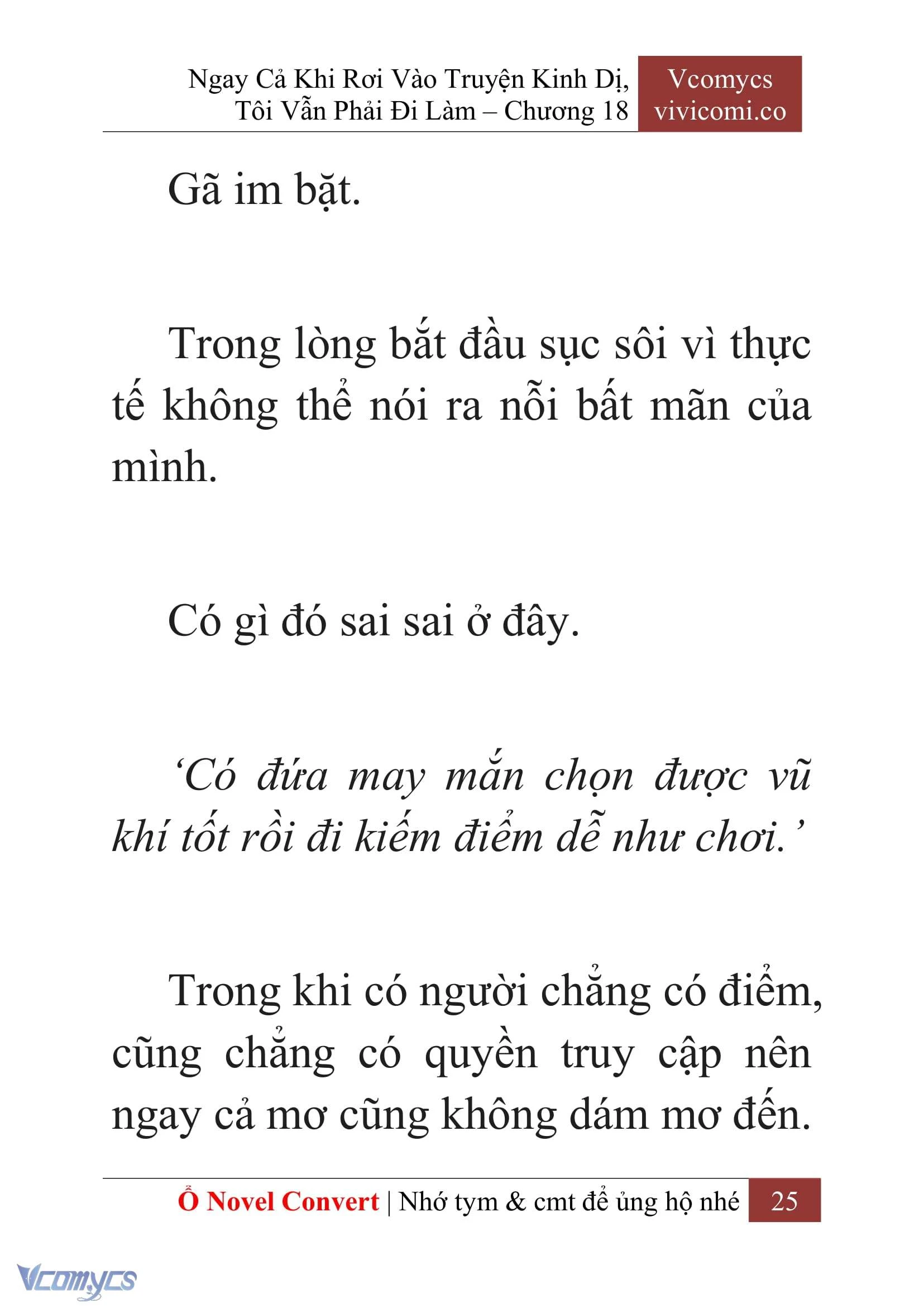 [Novel] Ngay Cả Khi Rơi Vào Truyện Kinh Dị, Tôi Vẫn Phải Đi Làm Chapter  18 - 27