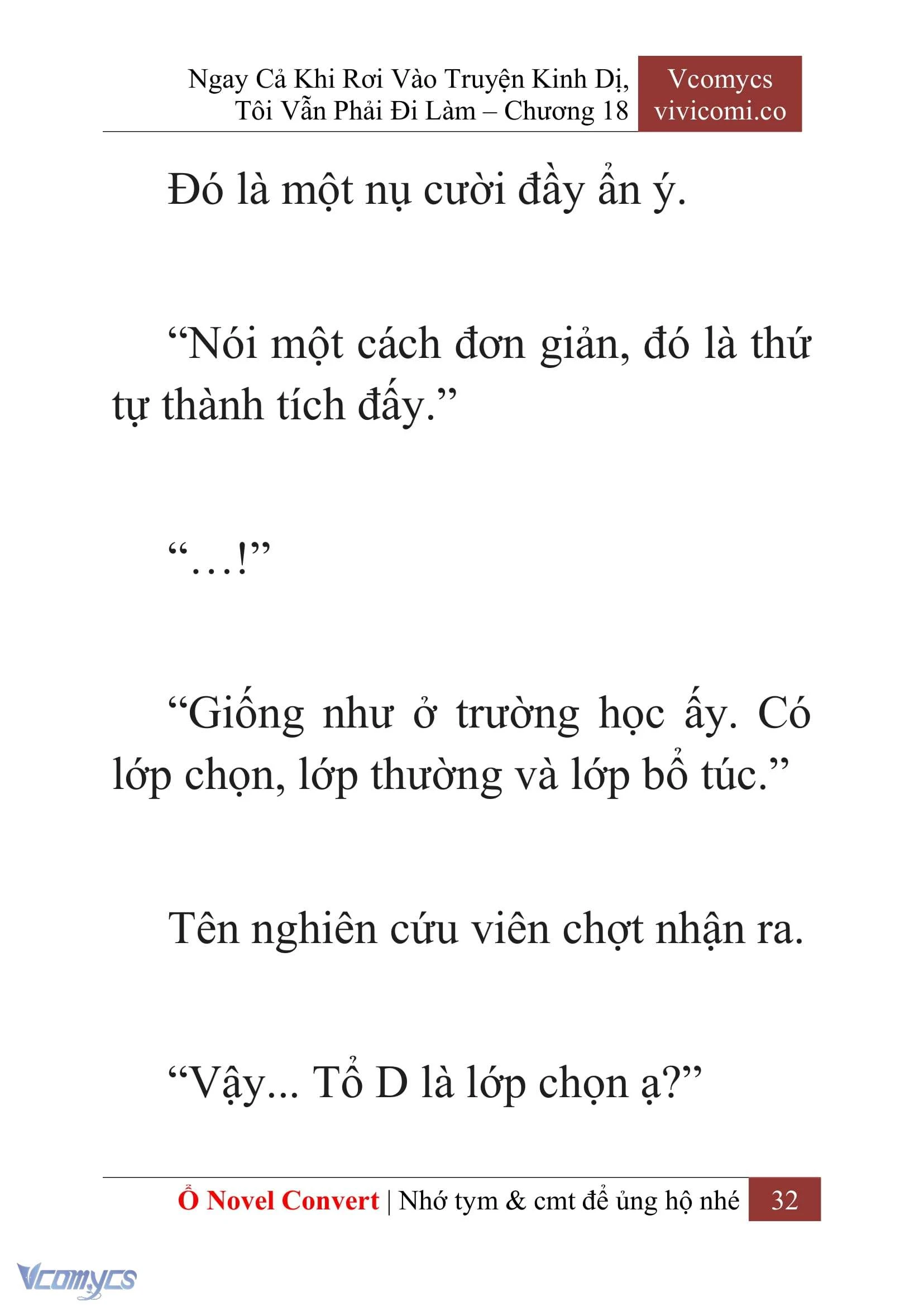 [Novel] Ngay Cả Khi Rơi Vào Truyện Kinh Dị, Tôi Vẫn Phải Đi Làm Chapter  18 - 34