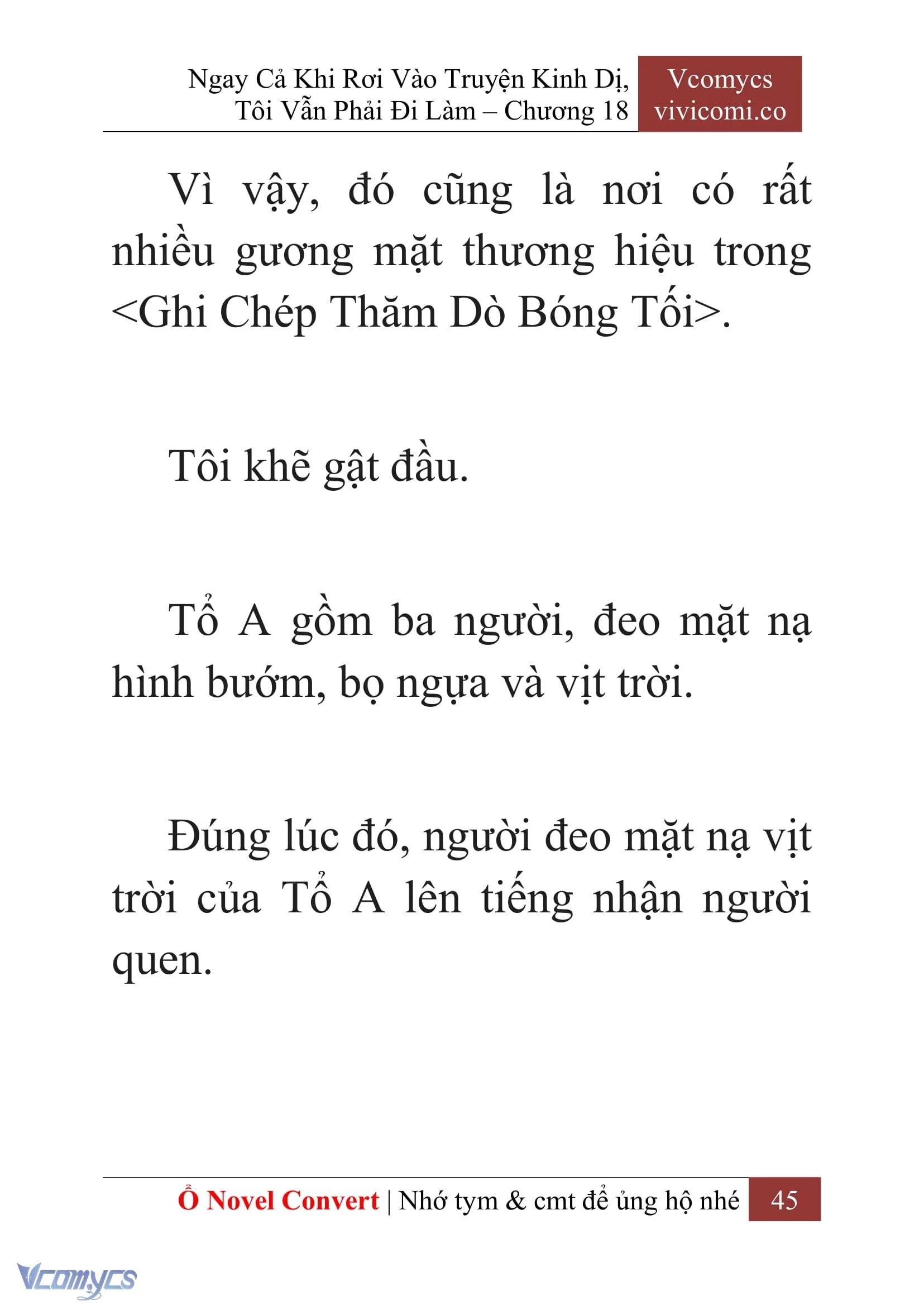 [Novel] Ngay Cả Khi Rơi Vào Truyện Kinh Dị, Tôi Vẫn Phải Đi Làm Chapter  18 - 47