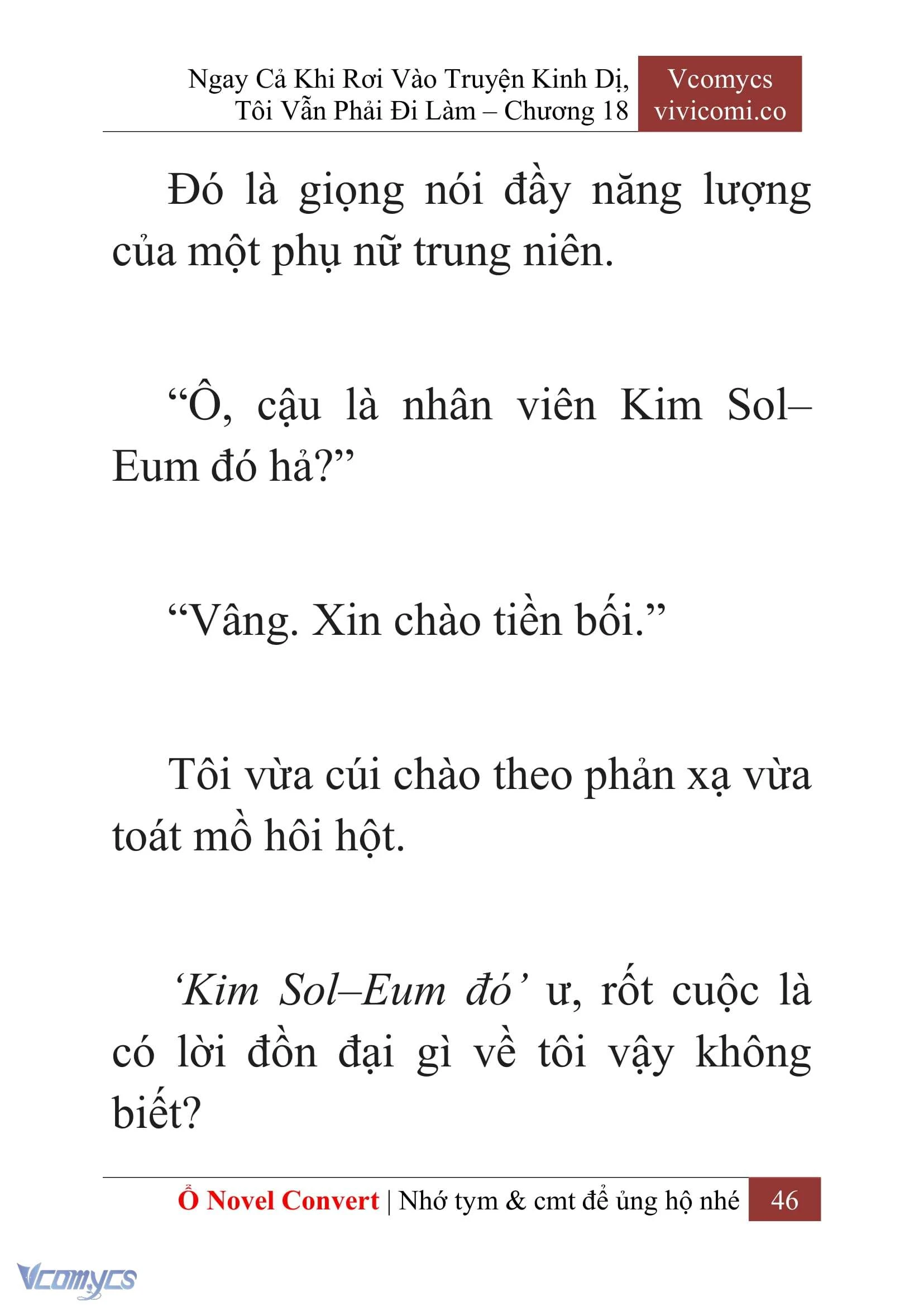[Novel] Ngay Cả Khi Rơi Vào Truyện Kinh Dị, Tôi Vẫn Phải Đi Làm Chapter  18 - 48