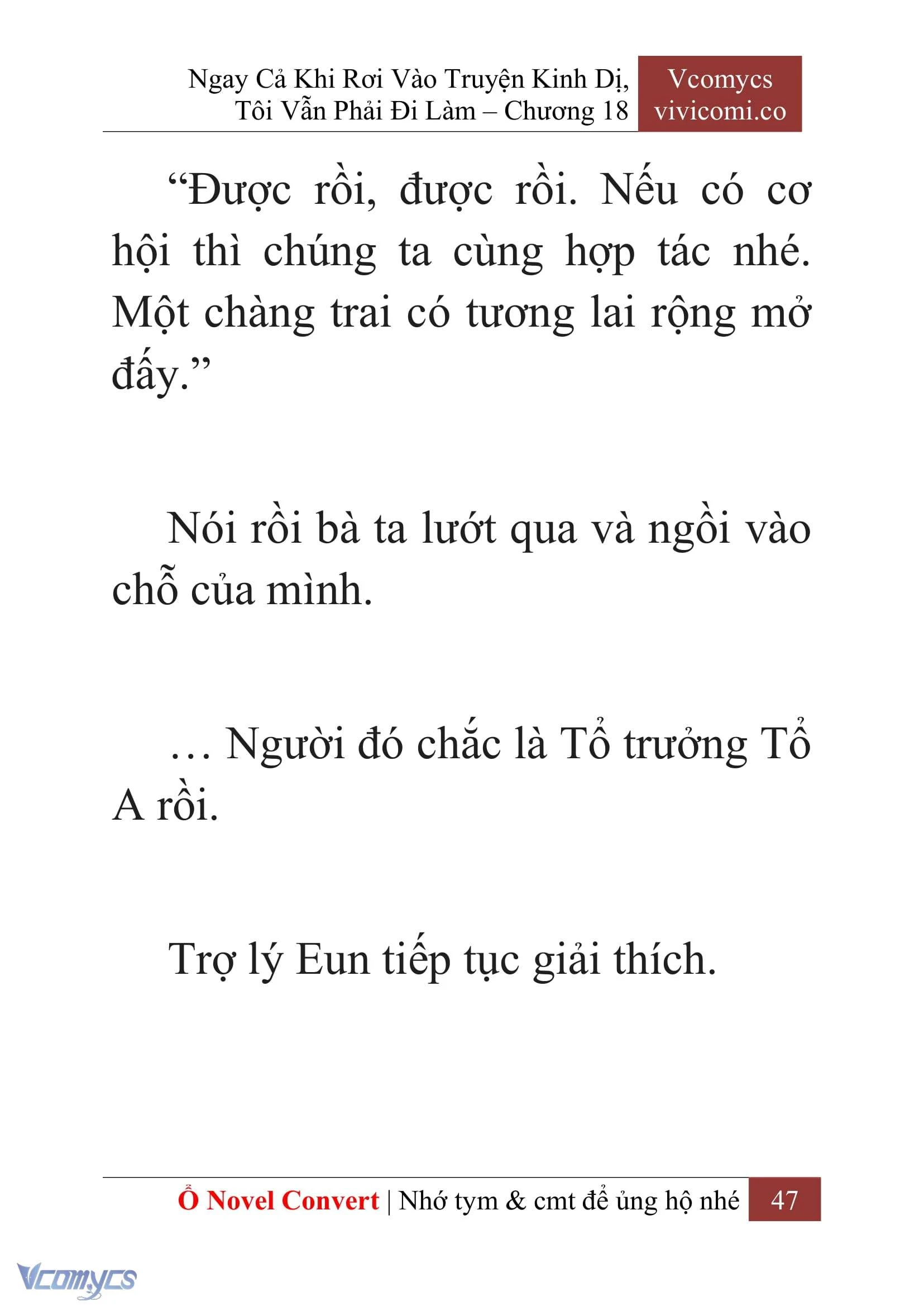 [Novel] Ngay Cả Khi Rơi Vào Truyện Kinh Dị, Tôi Vẫn Phải Đi Làm Chapter  18 - 49