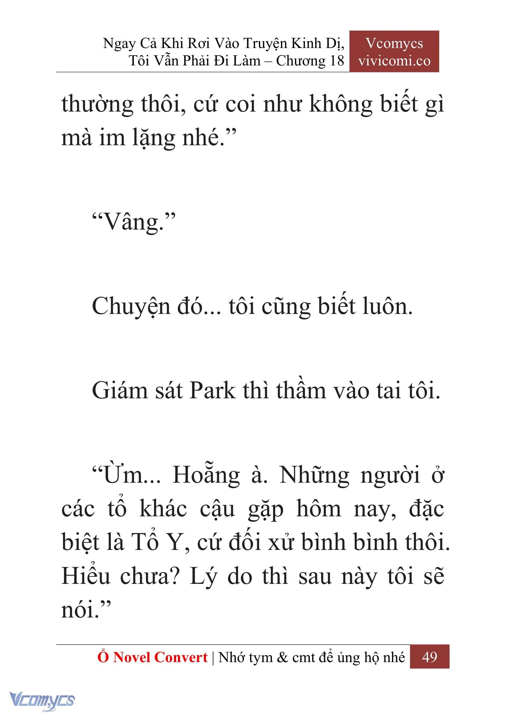 [Novel] Ngay Cả Khi Rơi Vào Truyện Kinh Dị, Tôi Vẫn Phải Đi Làm Chapter  18 - 51