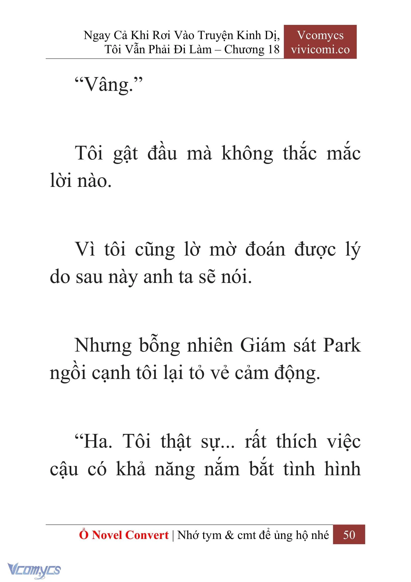 [Novel] Ngay Cả Khi Rơi Vào Truyện Kinh Dị, Tôi Vẫn Phải Đi Làm Chapter  18 - 52