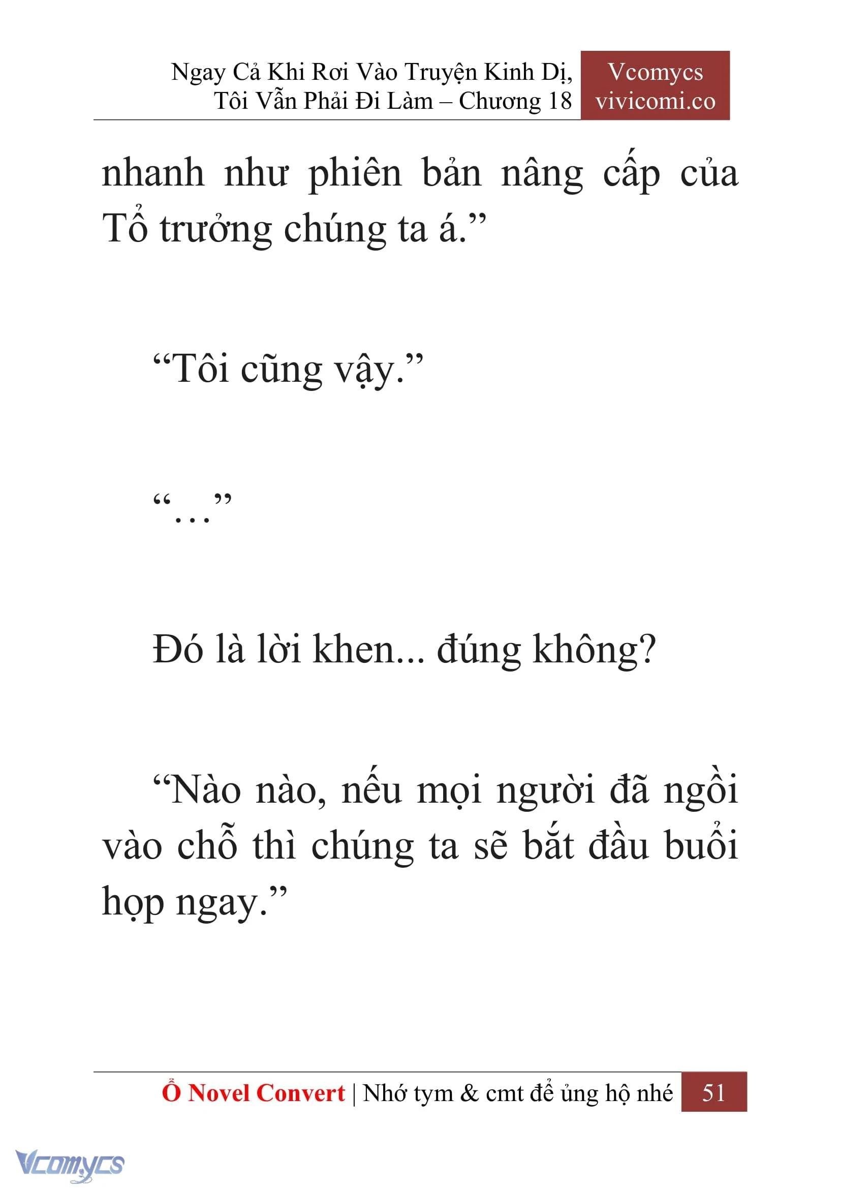 [Novel] Ngay Cả Khi Rơi Vào Truyện Kinh Dị, Tôi Vẫn Phải Đi Làm Chapter  18 - 53