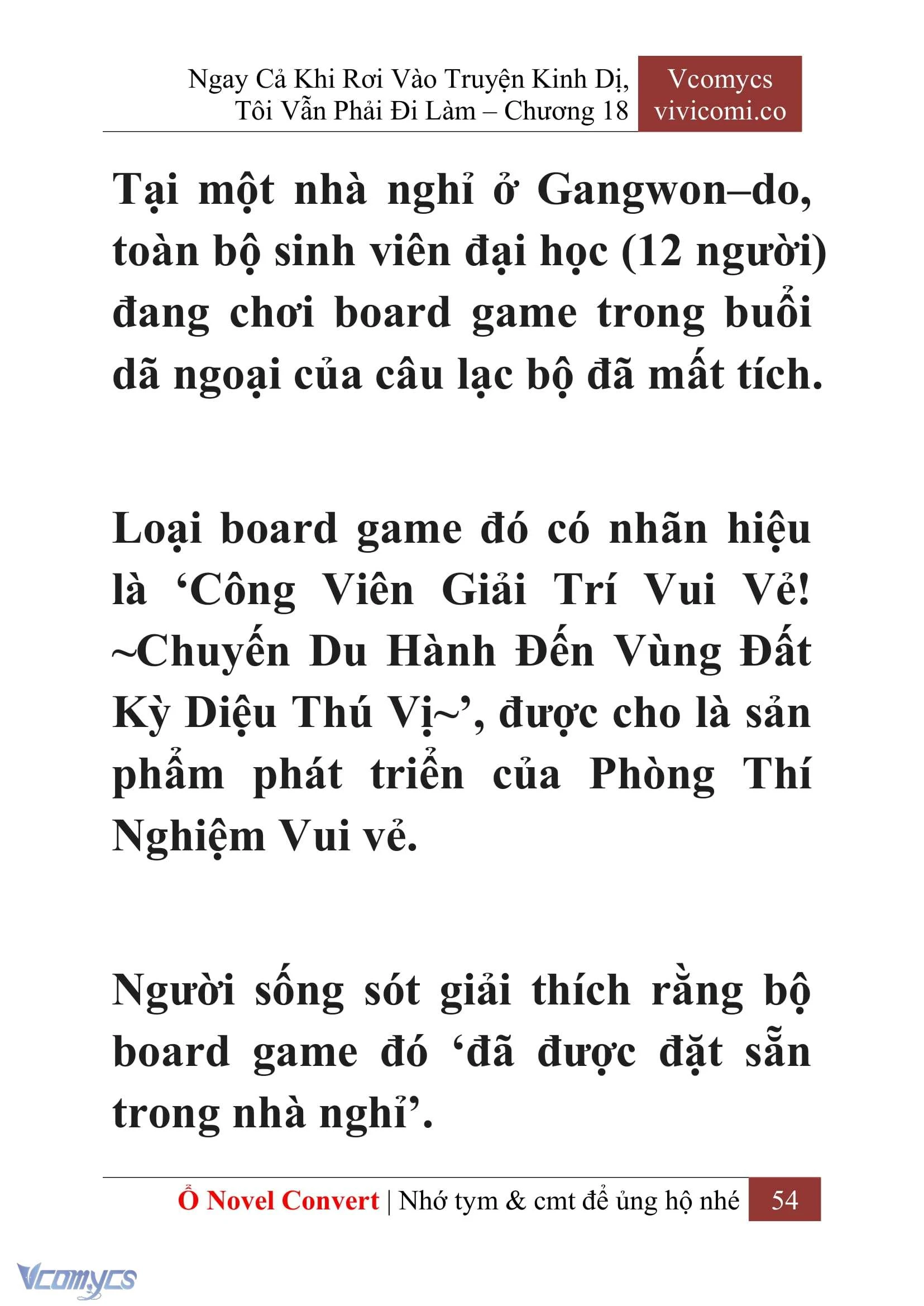 [Novel] Ngay Cả Khi Rơi Vào Truyện Kinh Dị, Tôi Vẫn Phải Đi Làm Chapter  18 - 56