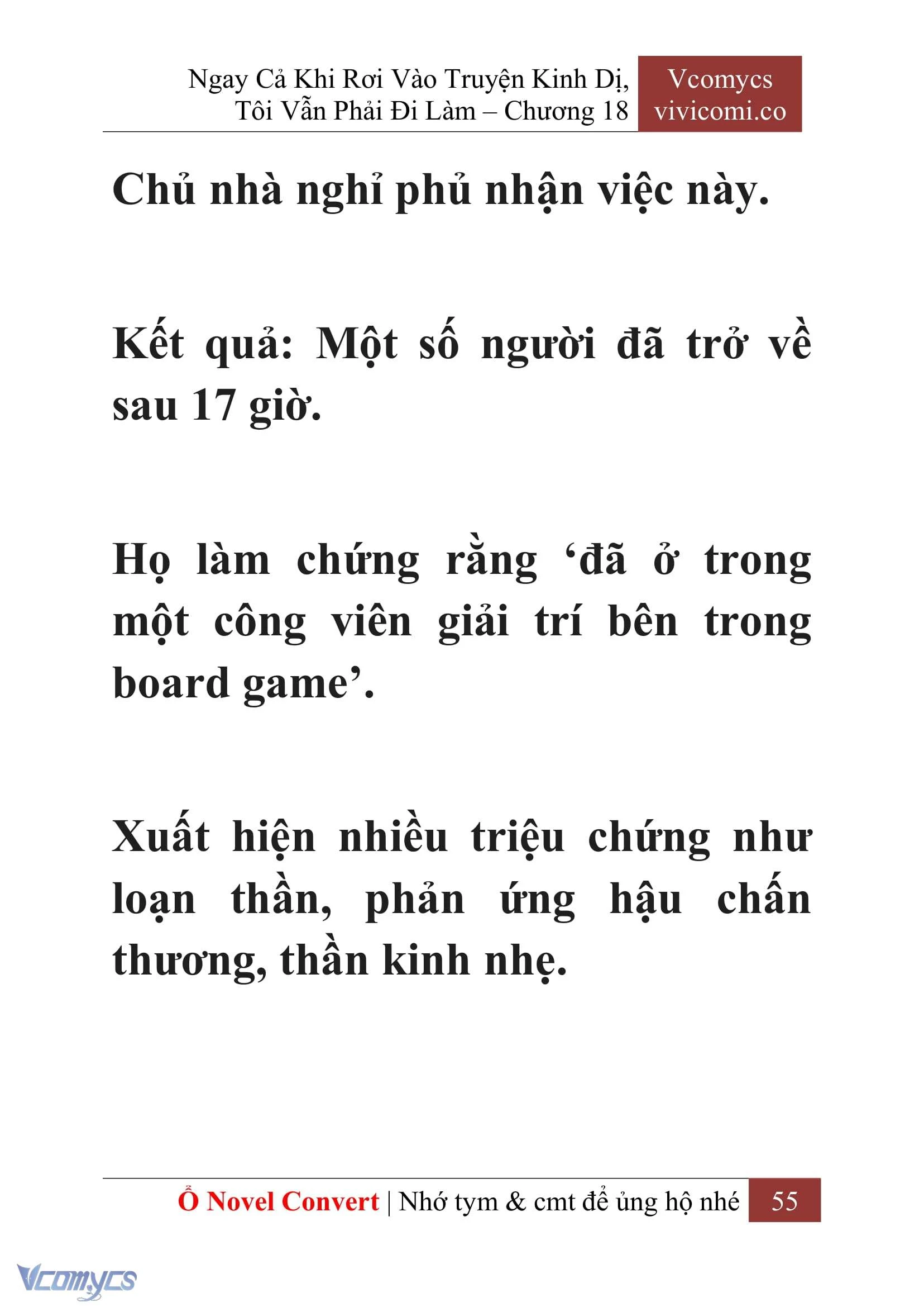 [Novel] Ngay Cả Khi Rơi Vào Truyện Kinh Dị, Tôi Vẫn Phải Đi Làm Chapter  18 - 57