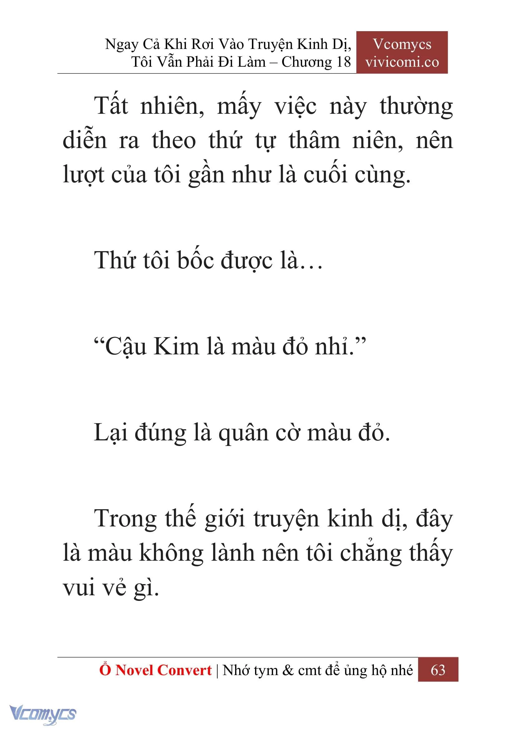 [Novel] Ngay Cả Khi Rơi Vào Truyện Kinh Dị, Tôi Vẫn Phải Đi Làm Chapter  18 - 65