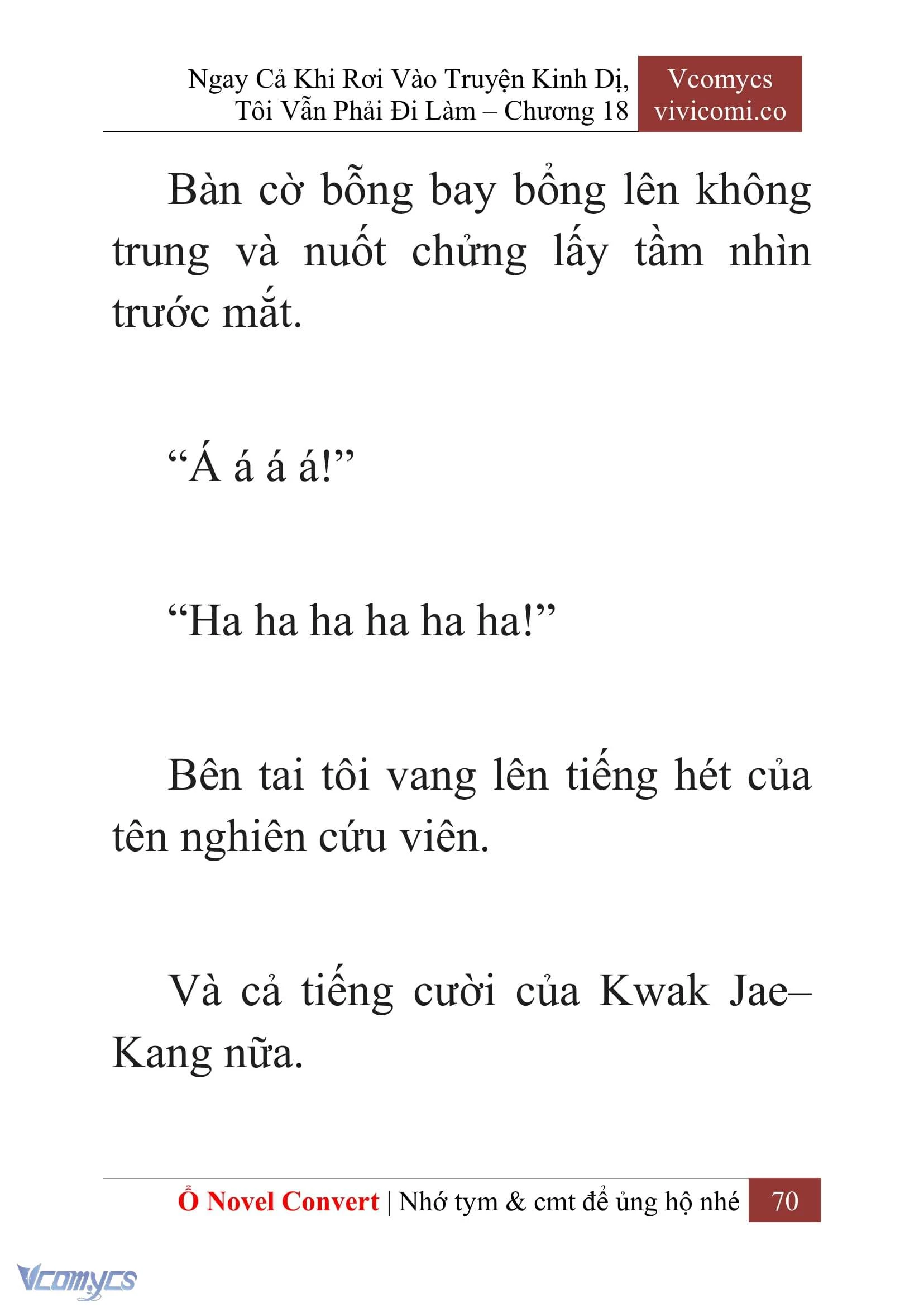 [Novel] Ngay Cả Khi Rơi Vào Truyện Kinh Dị, Tôi Vẫn Phải Đi Làm Chapter  18 - 72