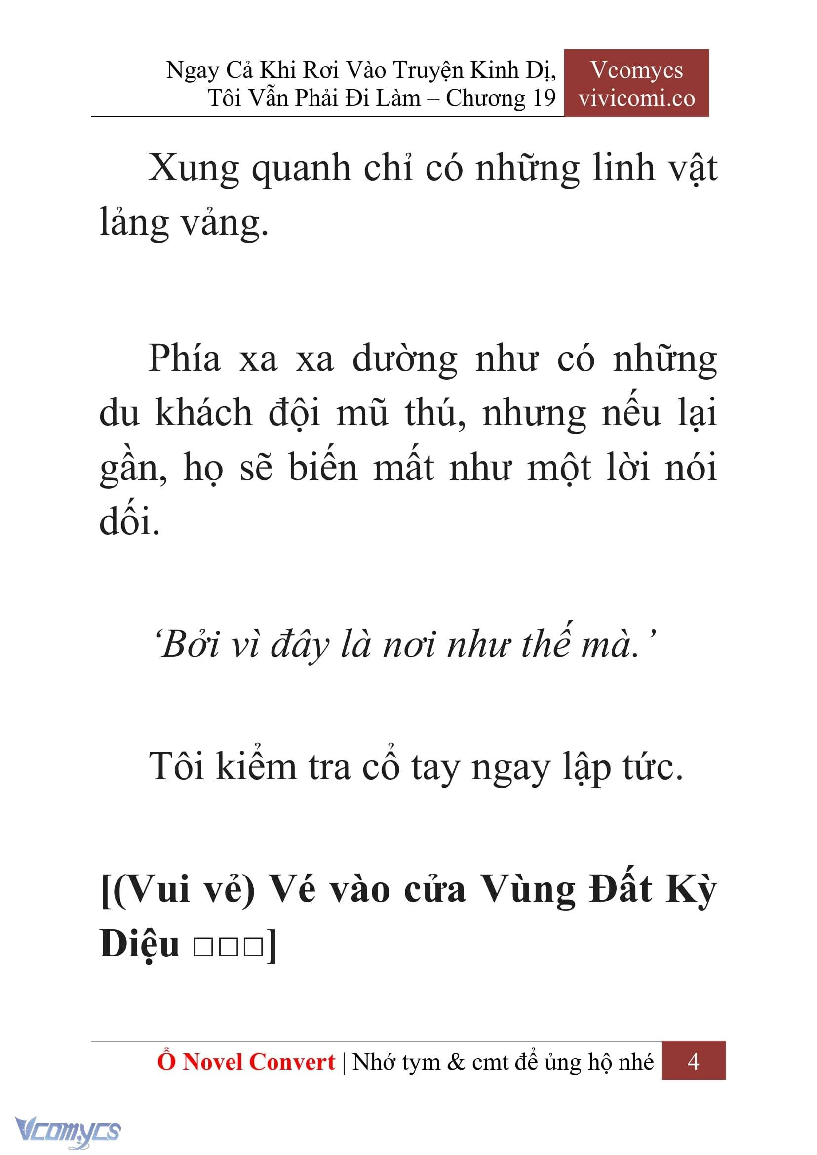 [Novel] Ngay Cả Khi Rơi Vào Truyện Kinh Dị, Tôi Vẫn Phải Đi Làm Chapter  19 - 6
