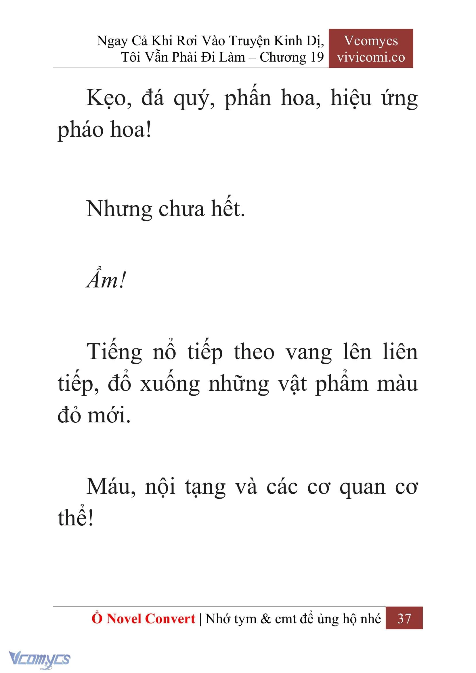 [Novel] Ngay Cả Khi Rơi Vào Truyện Kinh Dị, Tôi Vẫn Phải Đi Làm Chapter  19 - 39