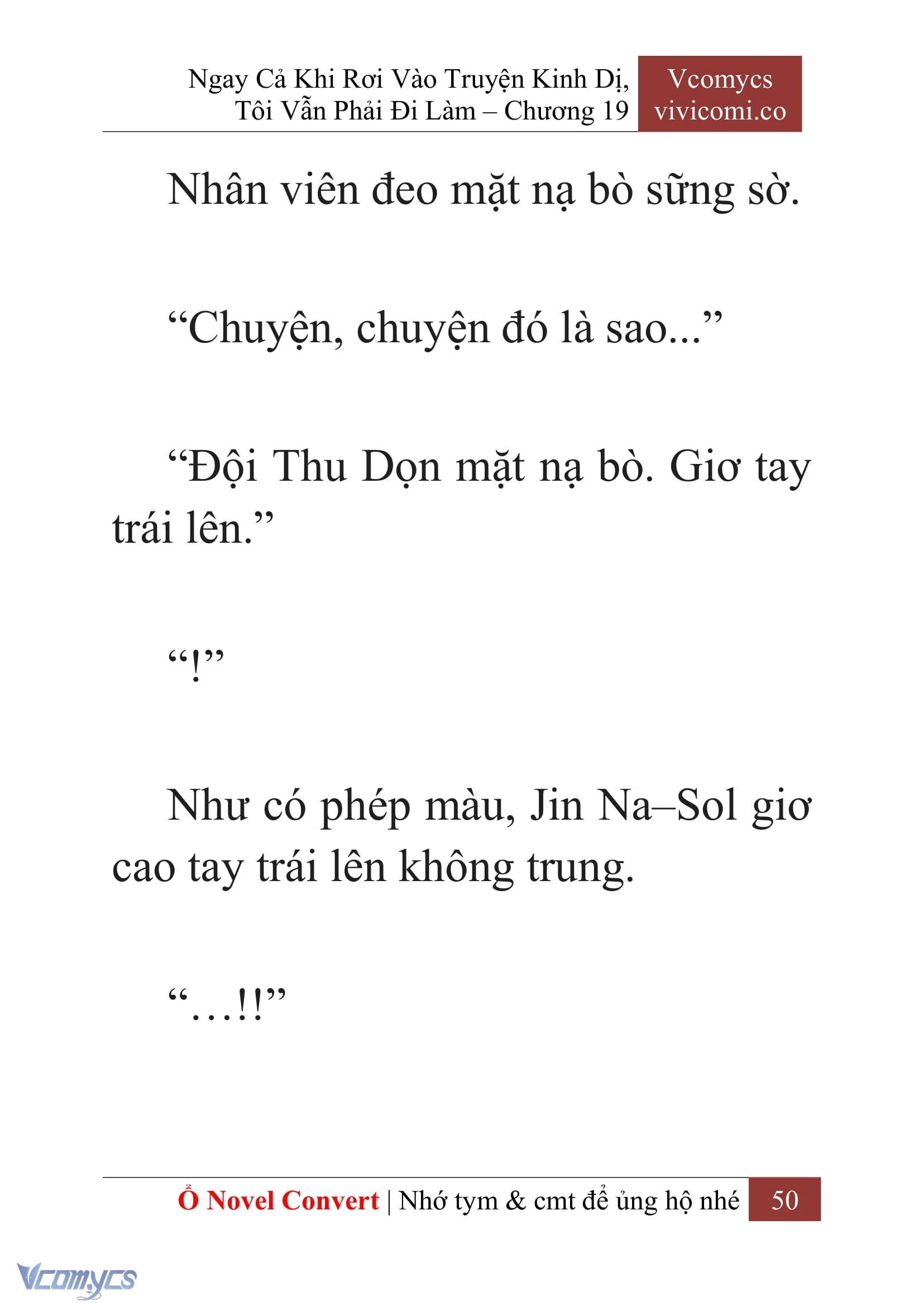 [Novel] Ngay Cả Khi Rơi Vào Truyện Kinh Dị, Tôi Vẫn Phải Đi Làm Chapter  19 - 52