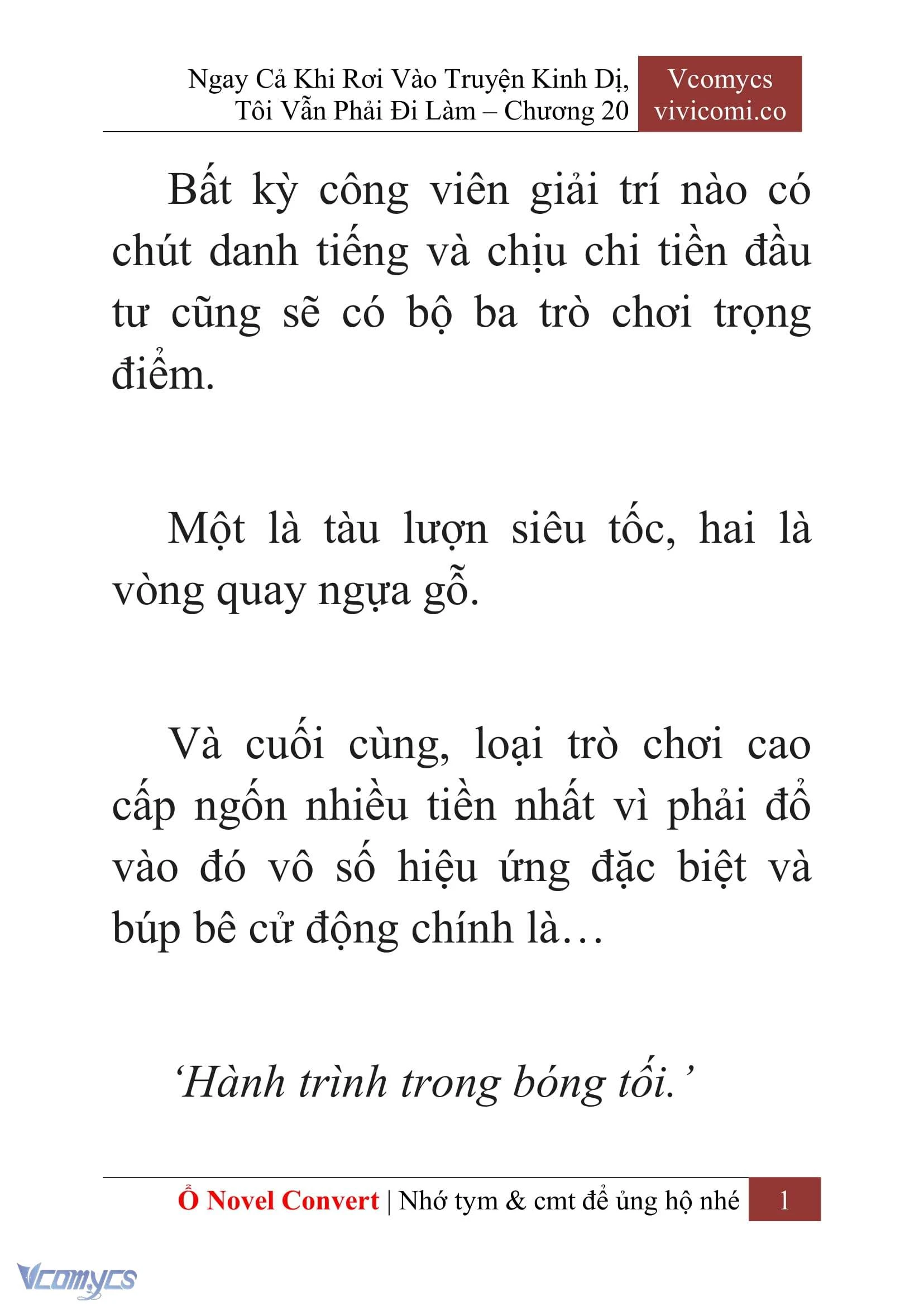 [Novel] Ngay Cả Khi Rơi Vào Truyện Kinh Dị, Tôi Vẫn Phải Đi Làm Chapter  20 - 3